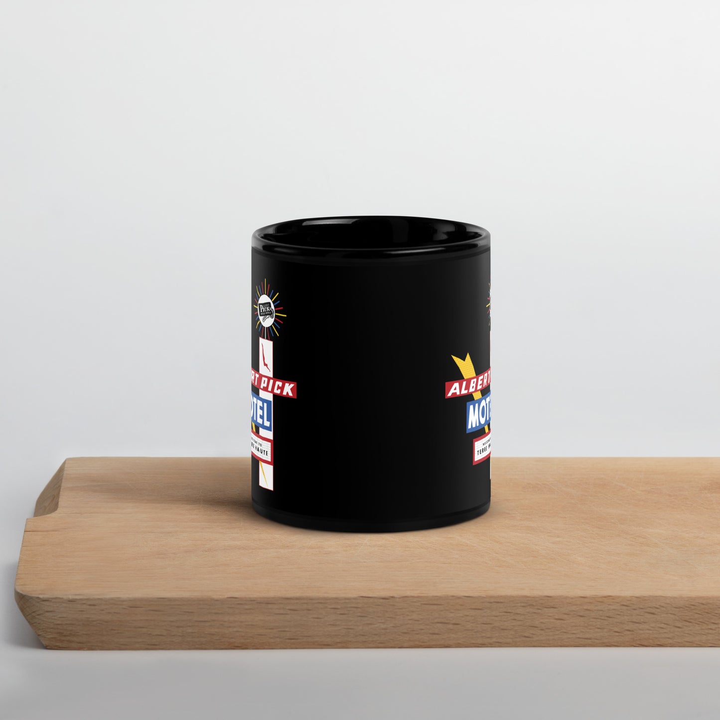Albert Pick Motel - Terre Haute Indiana - Coffee Mug (black)