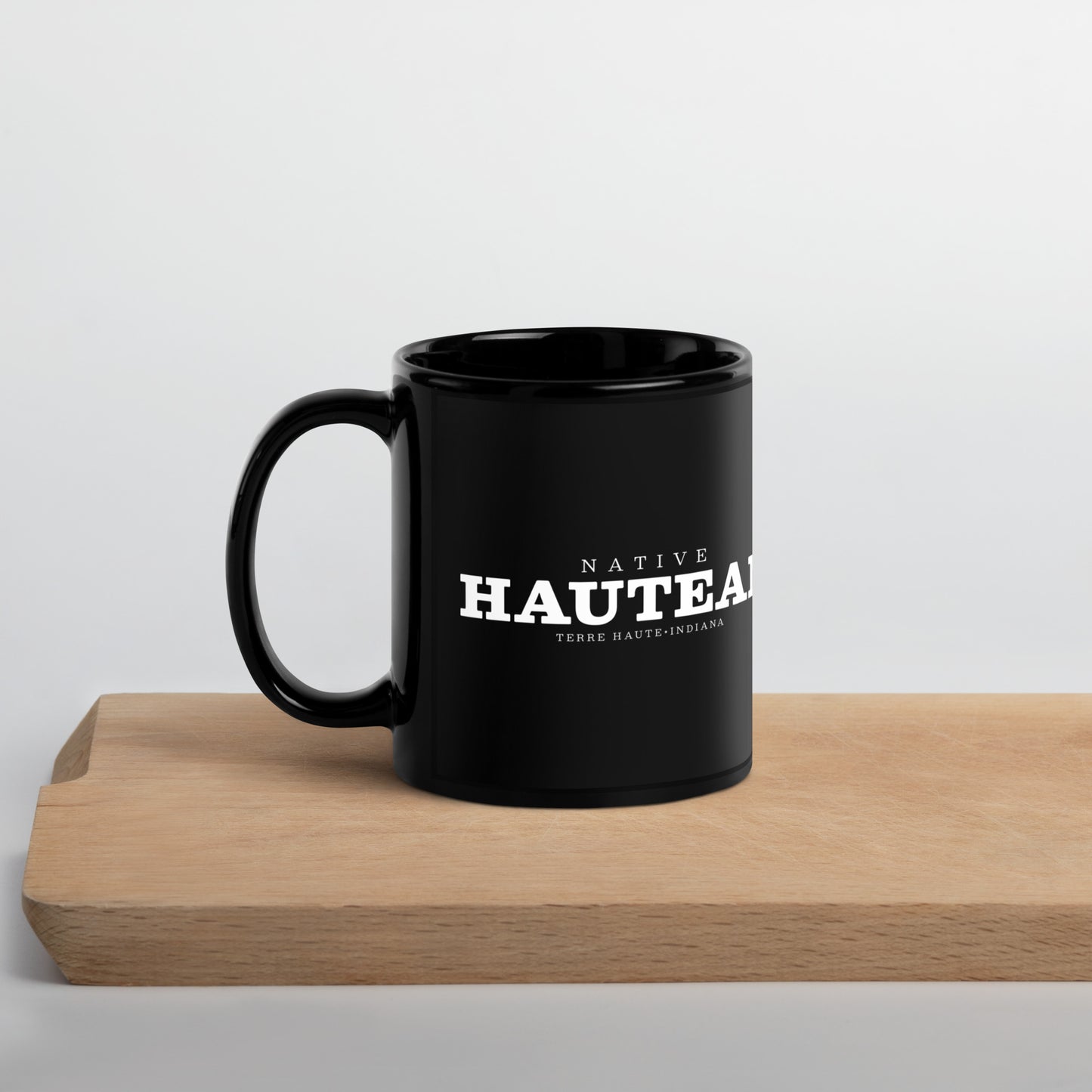 Native Hautean - Terre Haute Indiana - Coffee Mug (black)
