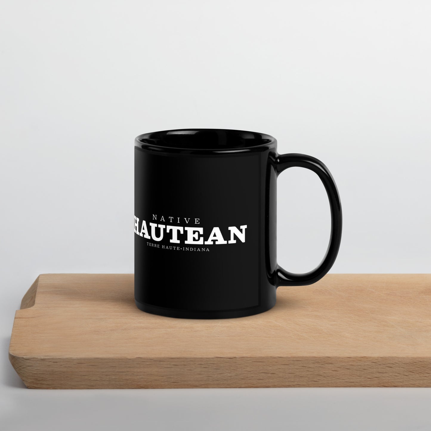 Native Hautean - Terre Haute Indiana - Coffee Mug (black)