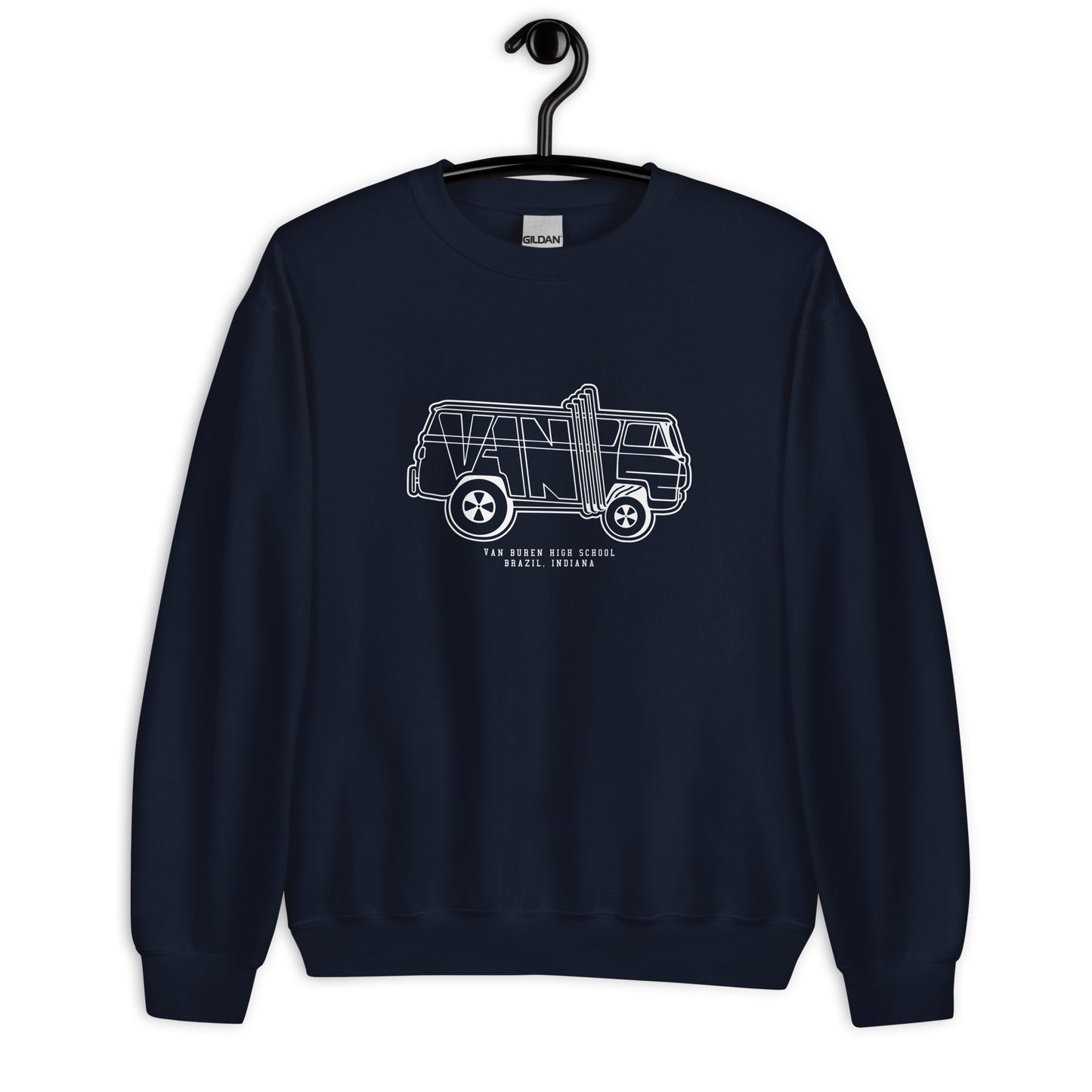 Van Buren HS Blue Devils - van design - Unisex Sweatshirt