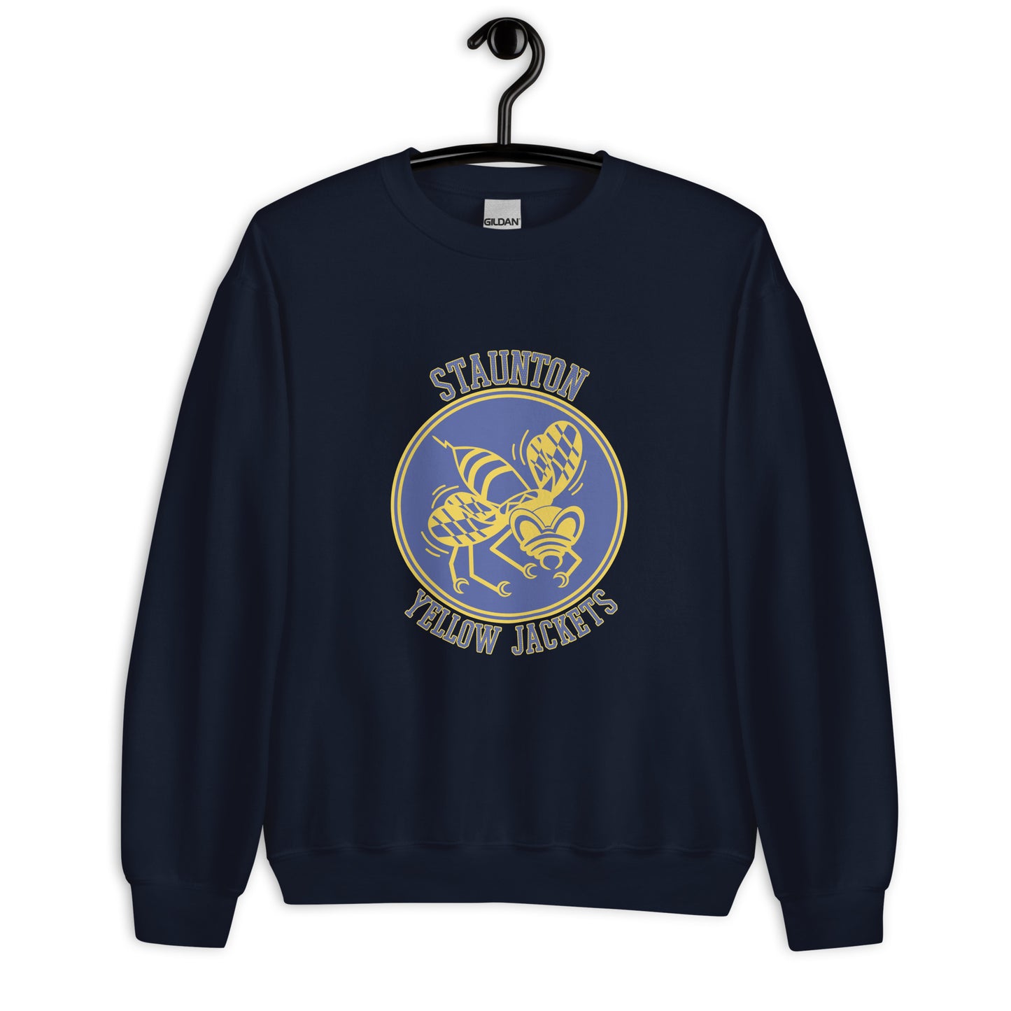 Staunton HS Yellow Jackets - center court design - Unisex Sweatshirt