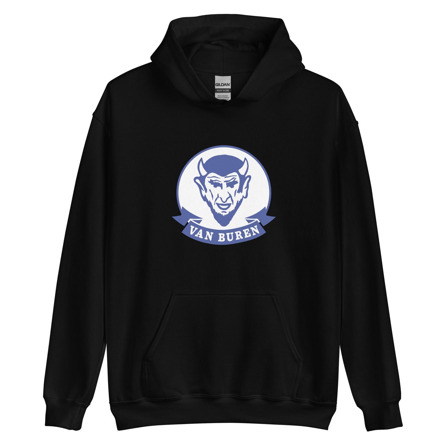 Van Buren HS Blue Devils - mascot design - Unisex Hoodie