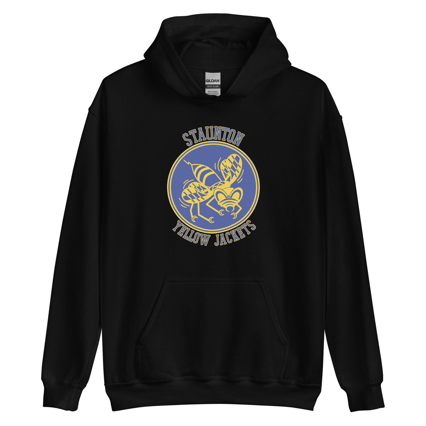 Staunton HS Yellow Jackets - center court design - Unisex Hoodie