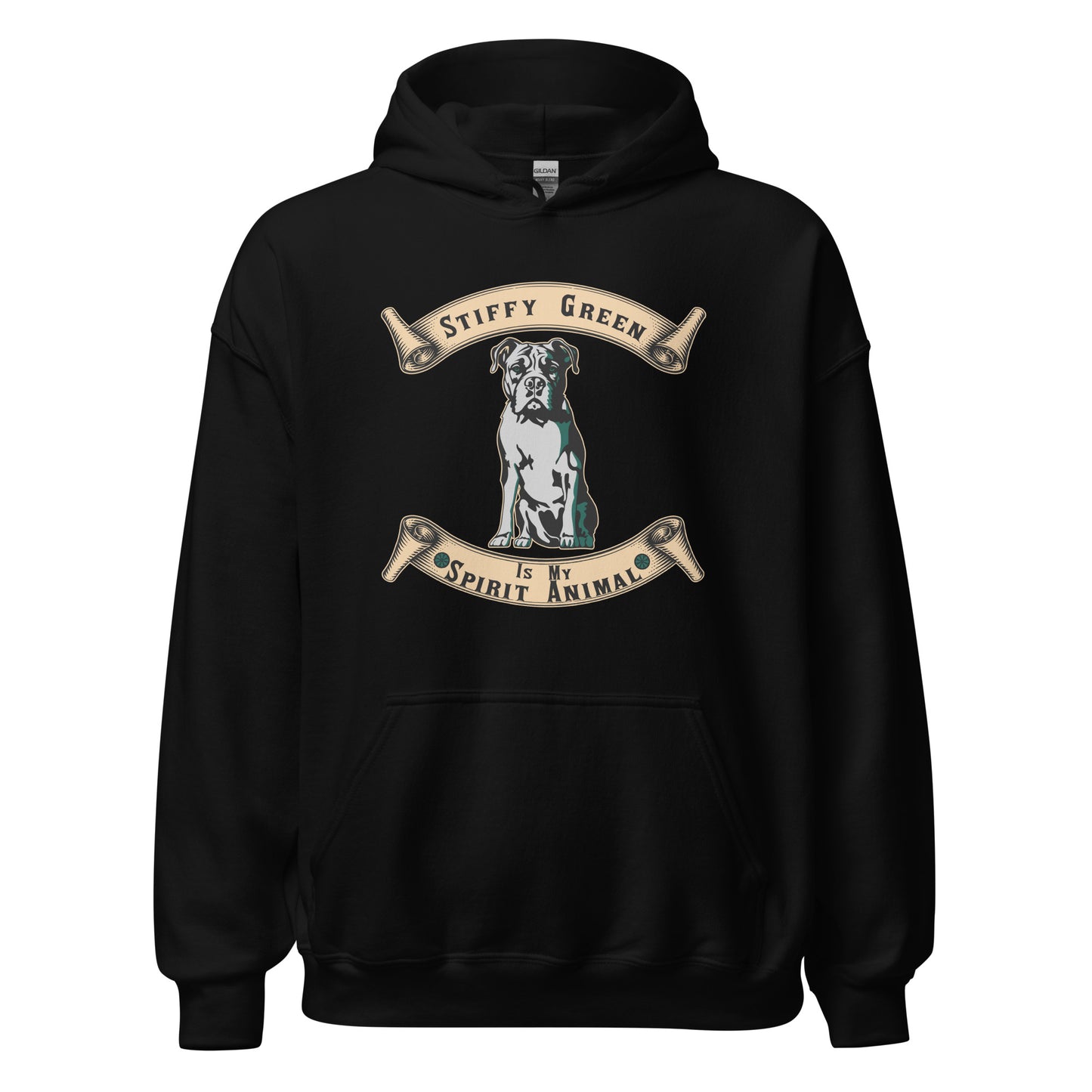 Stiffy Green Spirit Animal - Terre Haute Indiana - Unisex Hoodie