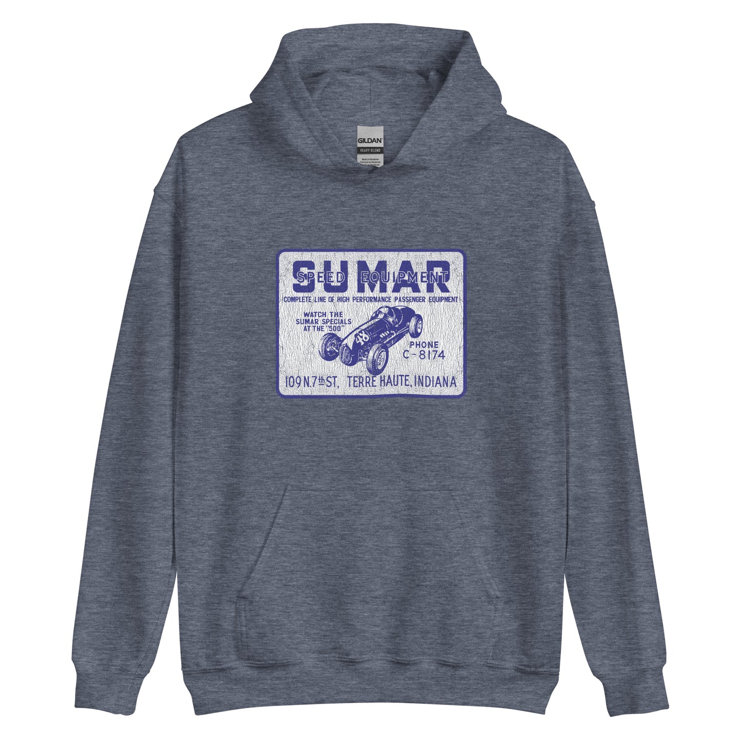 Sumar Speed Equipment - Terre Haute Indiana - design 2 - Unisex Hoodie