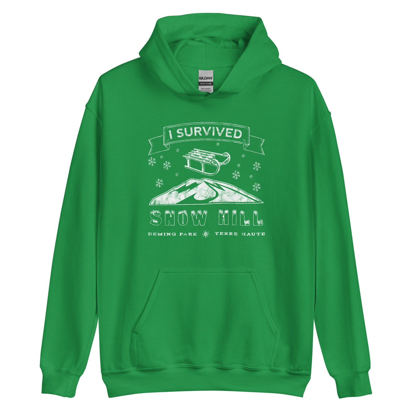 Snow Hill - Deming Park - Terre Haute Indiana - Unisex Hoodie