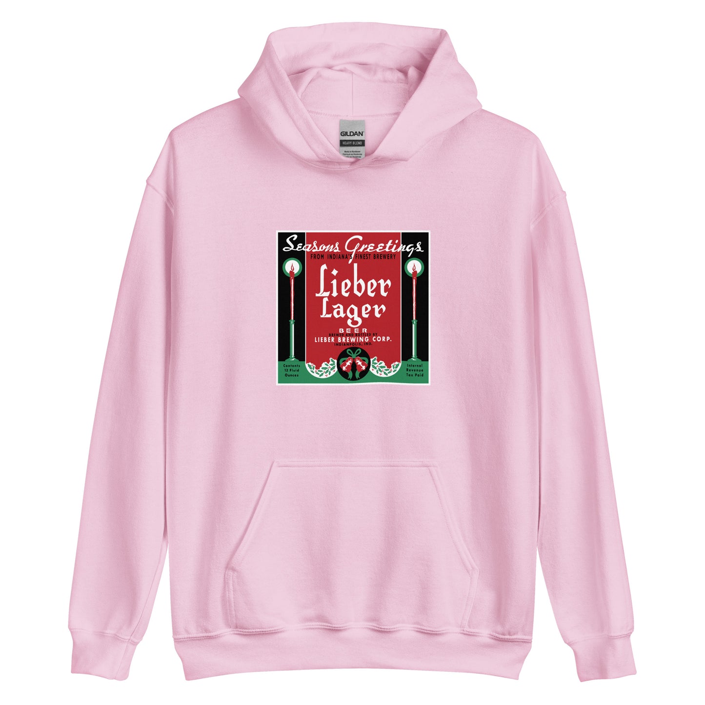 Seasons Greetings Lieber Lager - Indianapolis Indiana - Unisex Hoodie