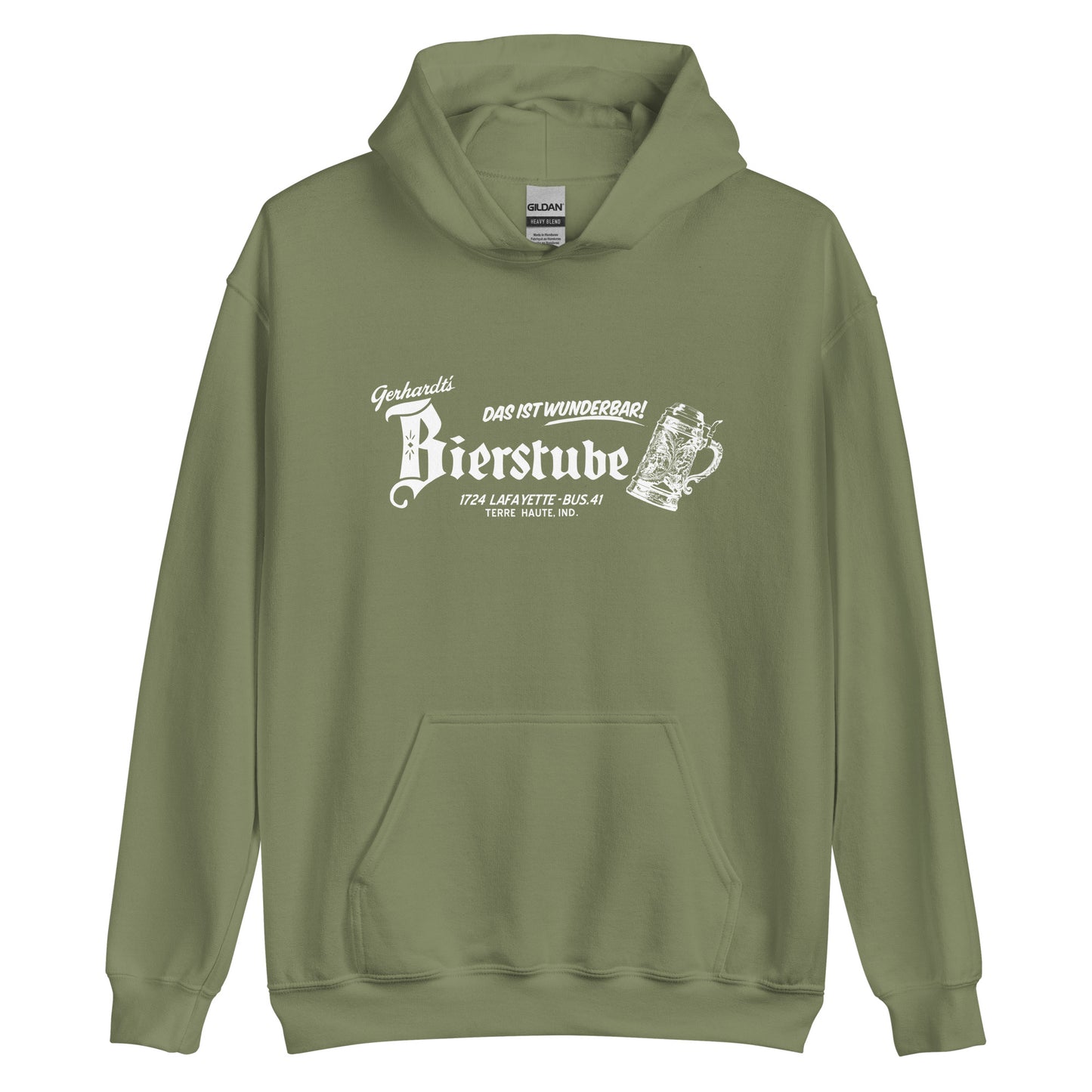Gerhardt's Bierstube - Terre Haute Indiana - Unisex Hoodie