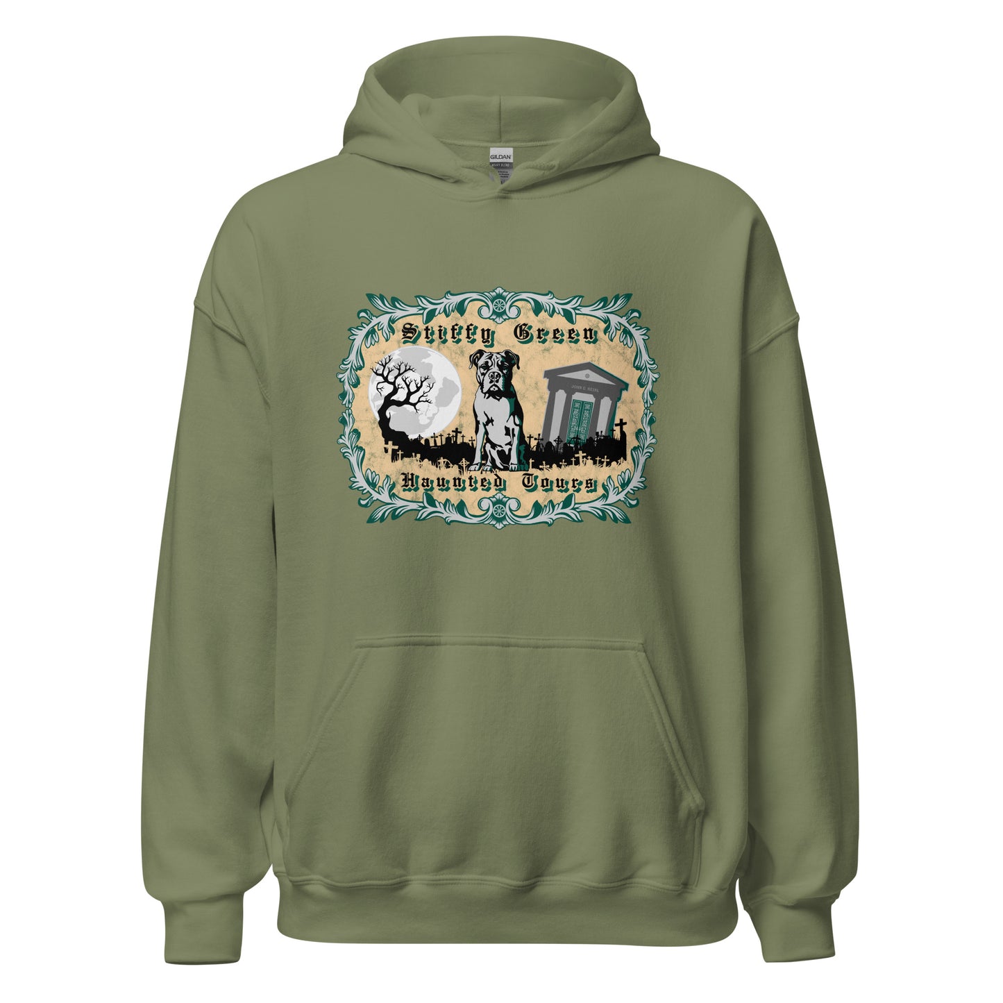 Stiffy Green Haunted Tours - Terre Haute Indiana - Unisex Hoodie