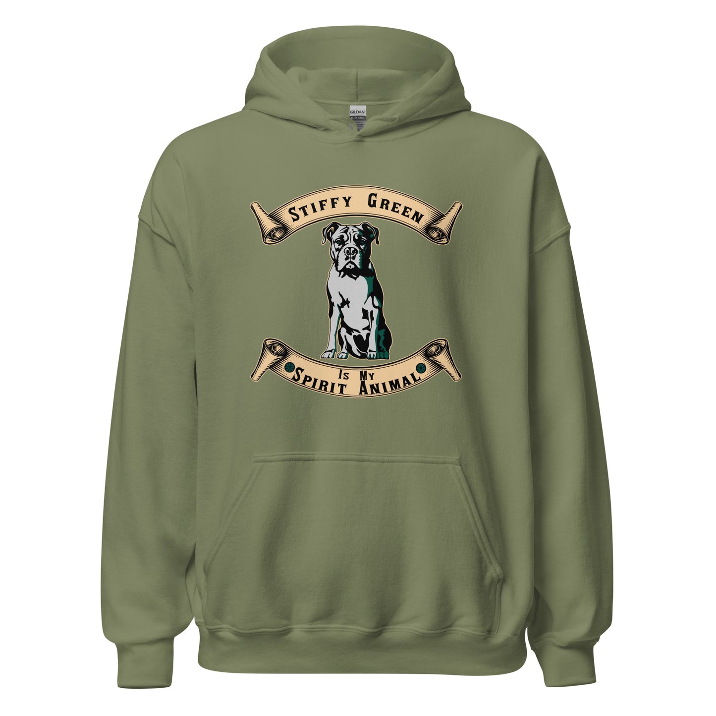 Stiffy Green Spirit Animal - Terre Haute Indiana - Unisex Hoodie
