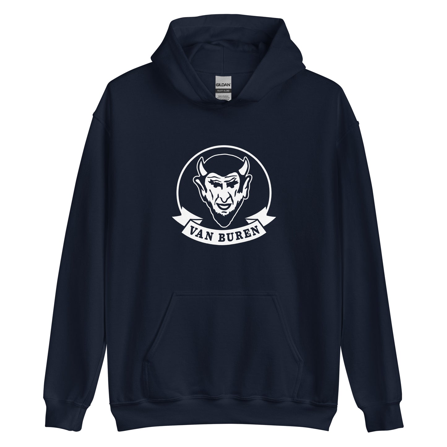 Van Buren HS Blue Devils - mascot design - Unisex Hoodie