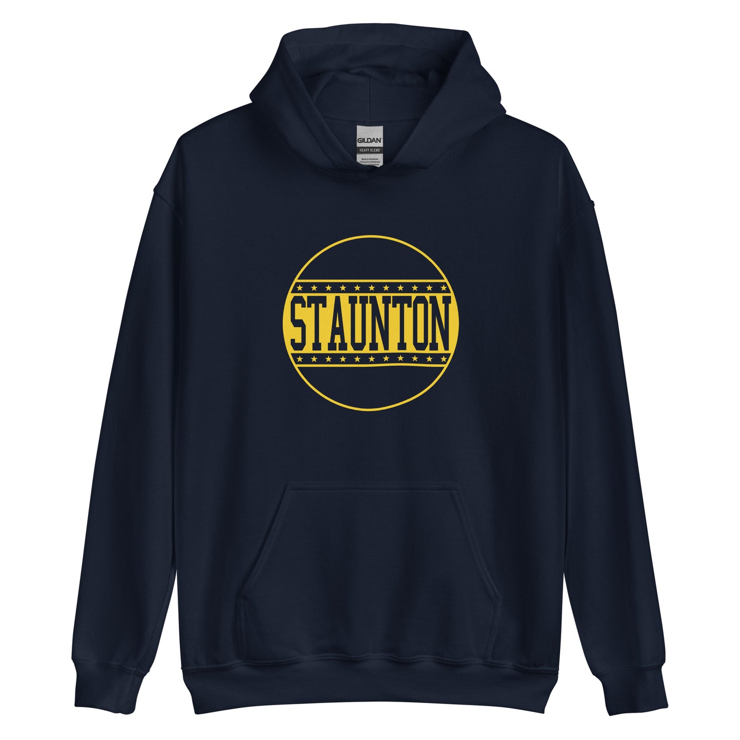 Staunton HS Yellow Jackets - button design - Unisex Hoodie