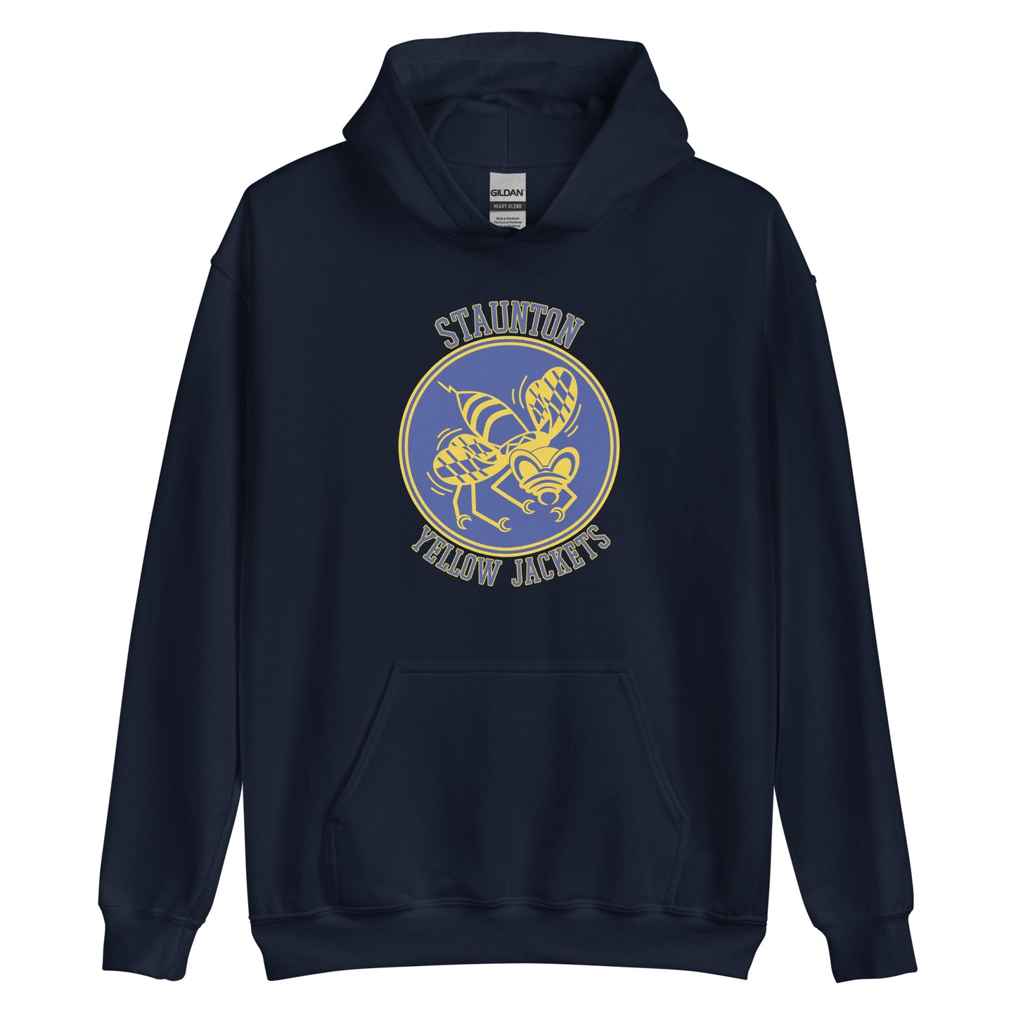 Staunton HS Yellow Jackets - center court design - Unisex Hoodie