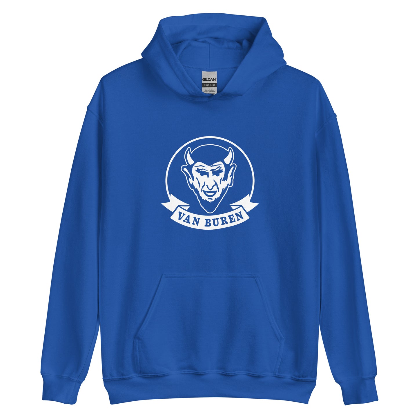Van Buren HS Blue Devils - mascot design - Unisex Hoodie