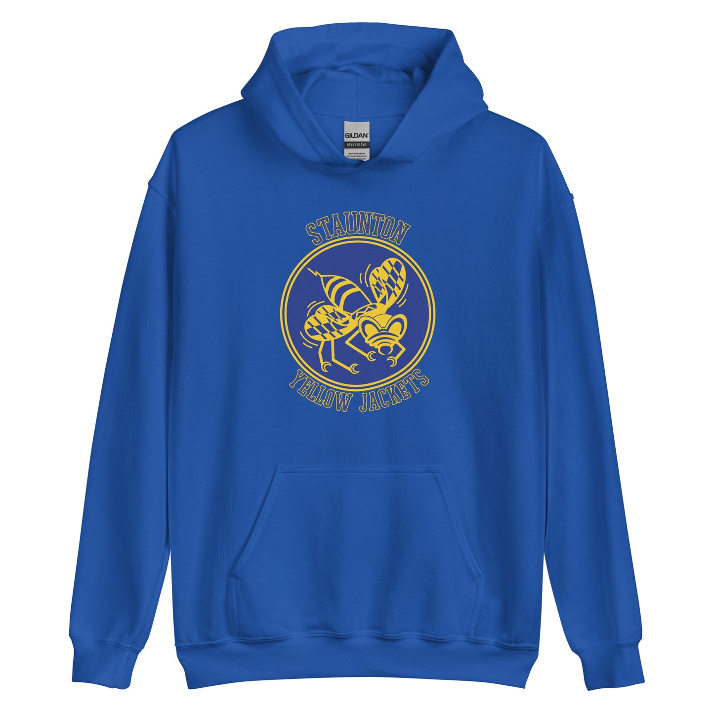 Staunton HS Yellow Jackets - center court design - Unisex Hoodie