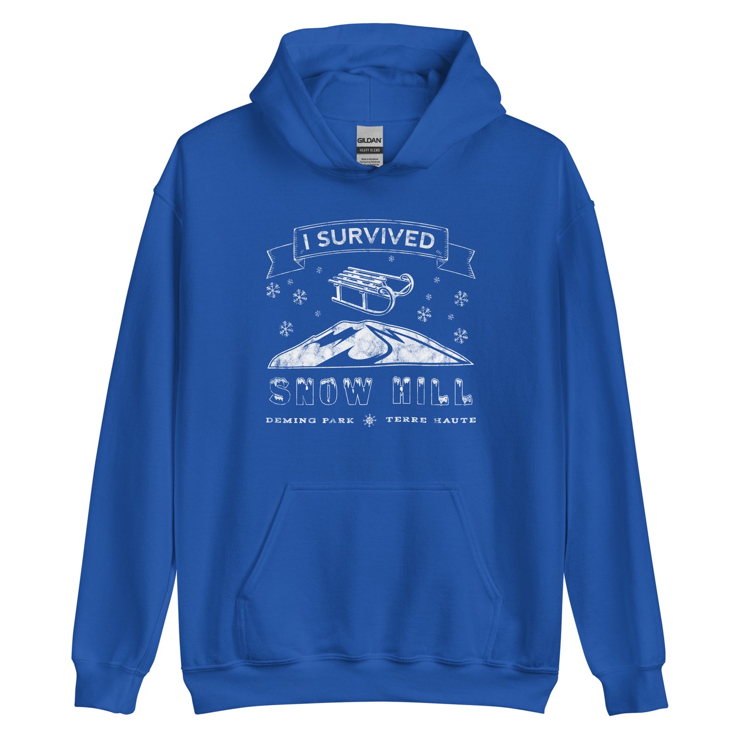 Snow Hill - Deming Park - Terre Haute Indiana - Unisex Hoodie