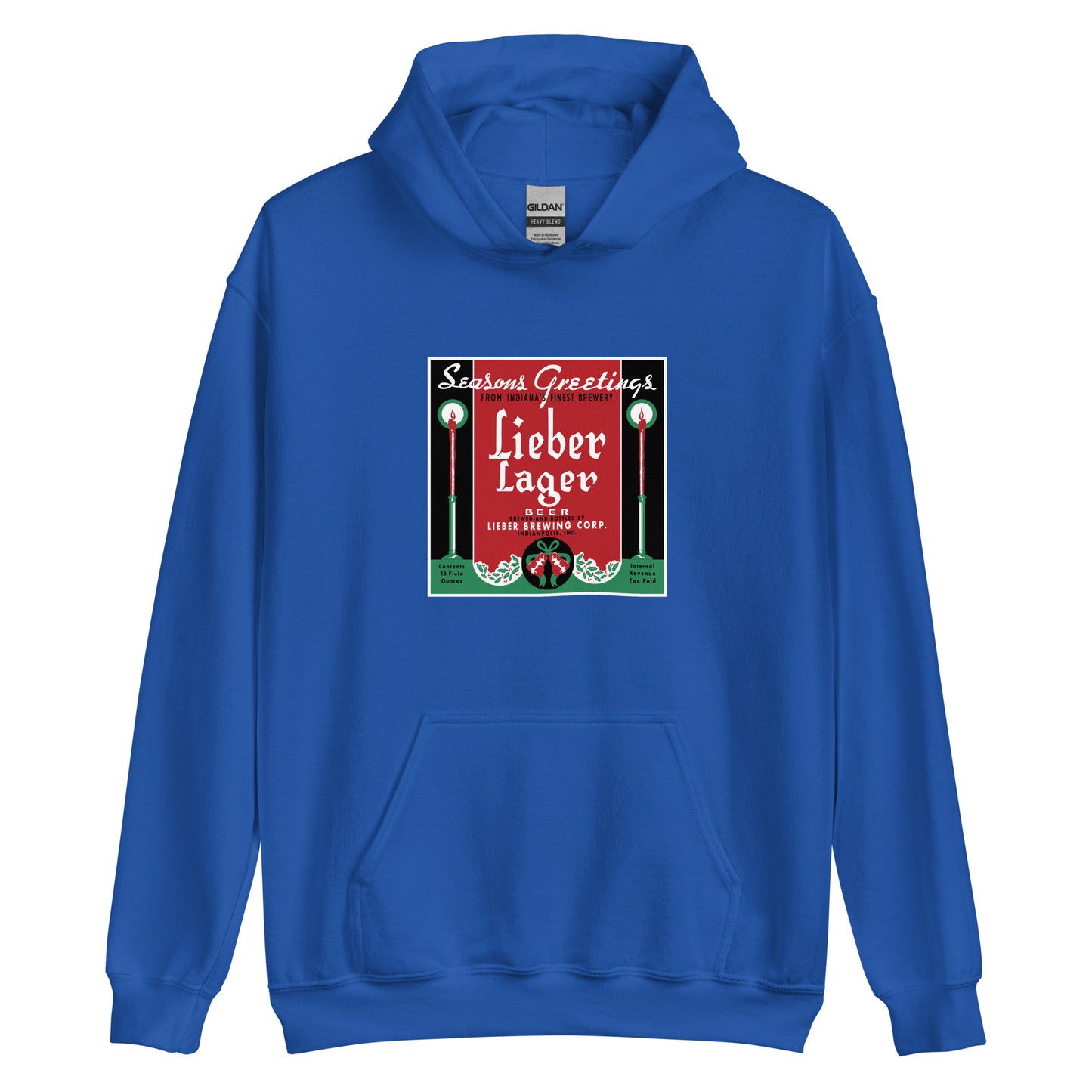 Seasons Greetings Lieber Lager - Indianapolis Indiana - Unisex Hoodie