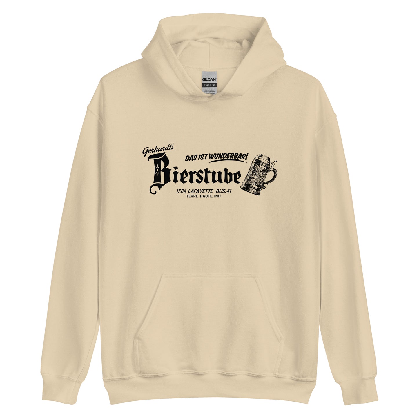 Gerhardt's Bierstube - Terre Haute Indiana - Unisex Hoodie