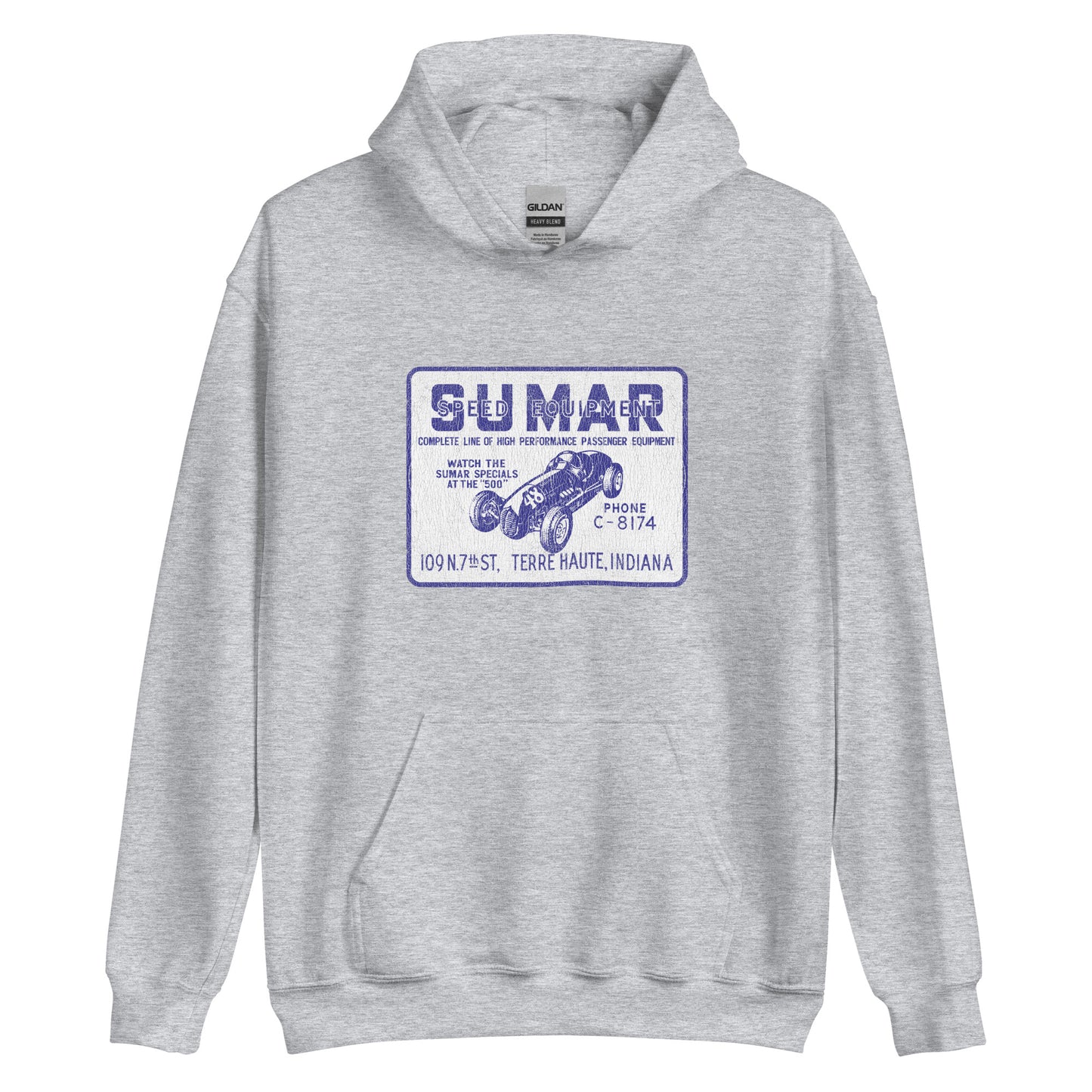 Sumar Speed Equipment - Terre Haute Indiana - design 2 - Unisex Hoodie