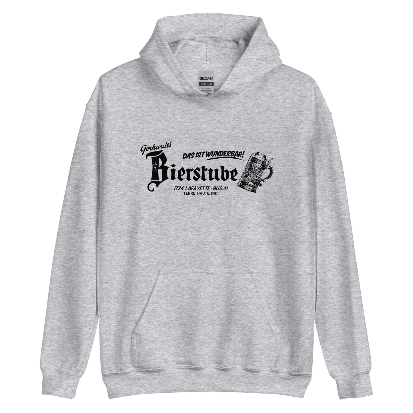 Gerhardt's Bierstube - Terre Haute Indiana - Unisex Hoodie