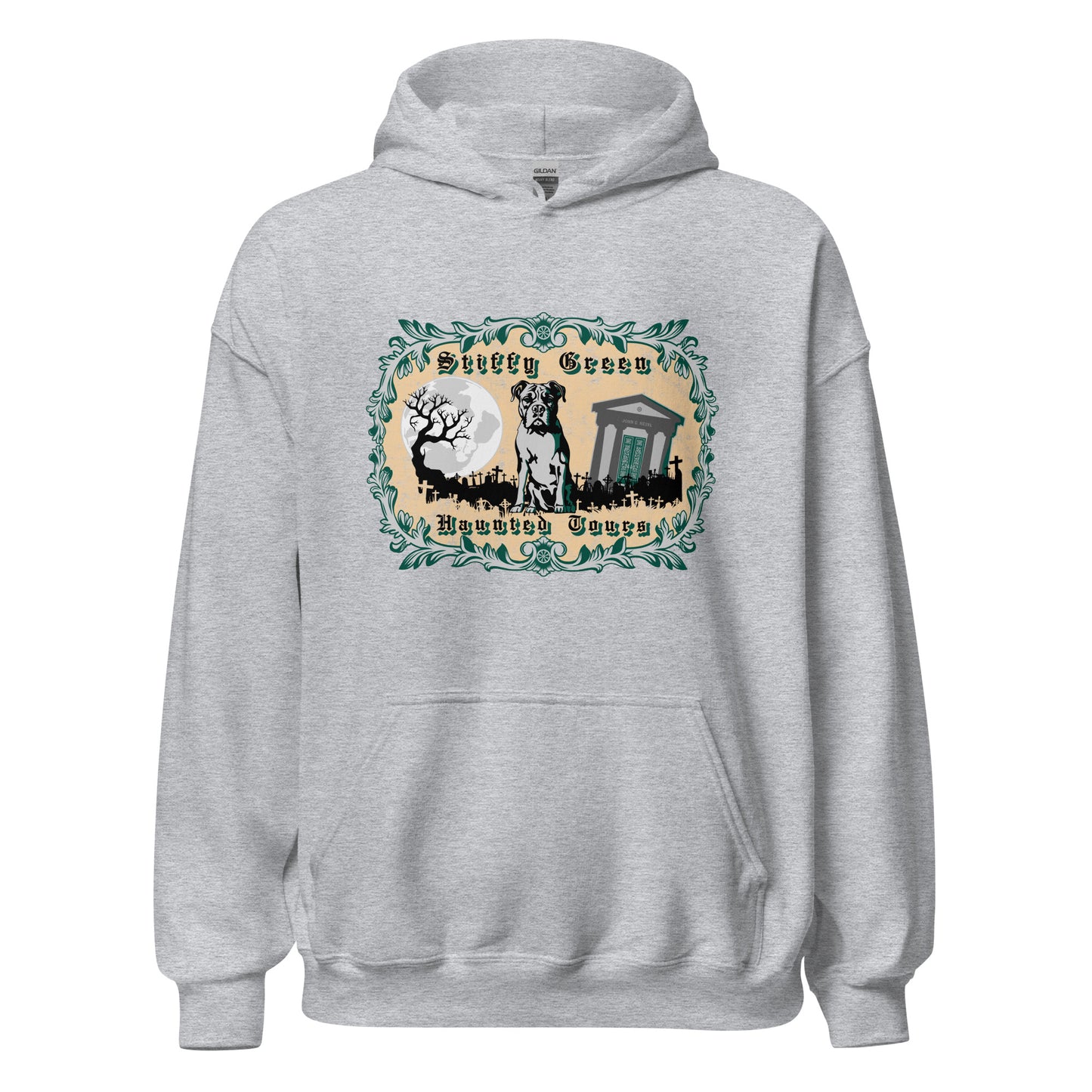 Stiffy Green Haunted Tours - Terre Haute Indiana - Unisex Hoodie