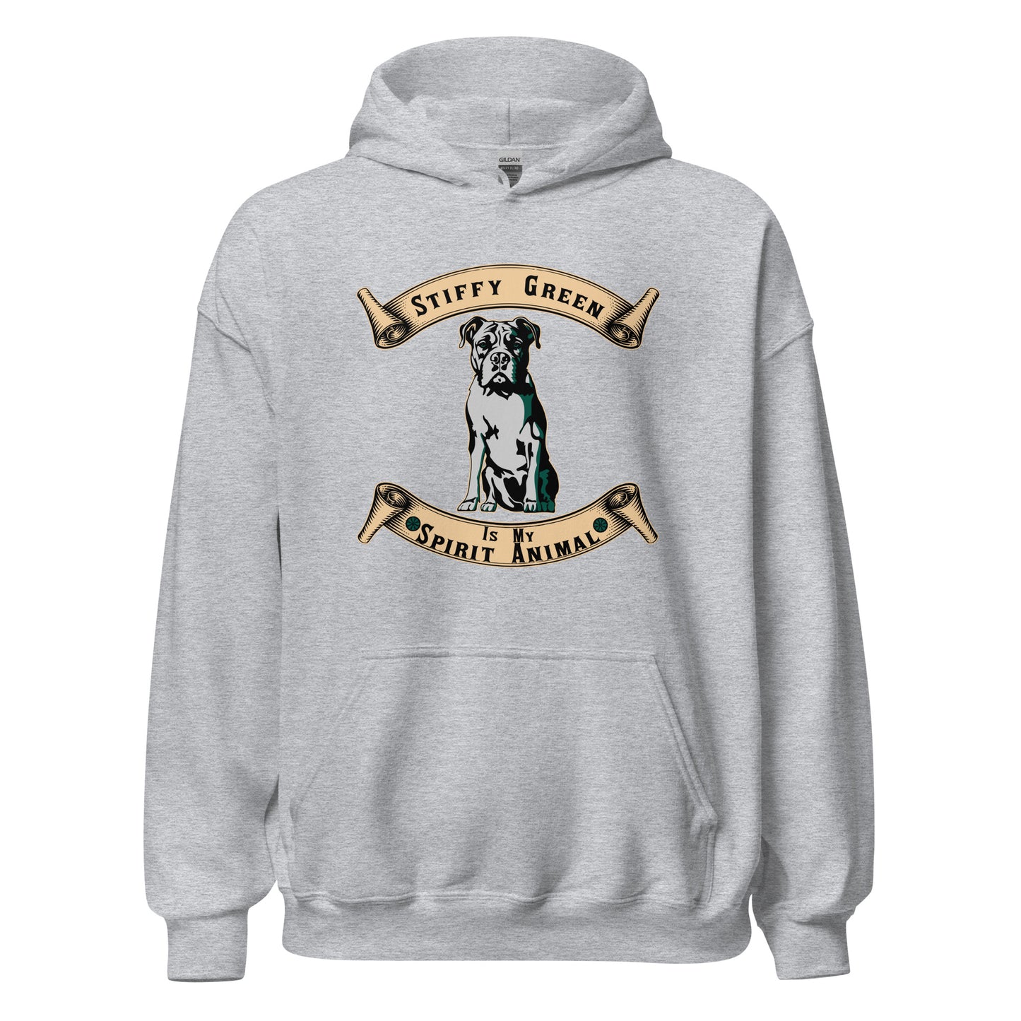 Stiffy Green Spirit Animal - Terre Haute Indiana - Unisex Hoodie