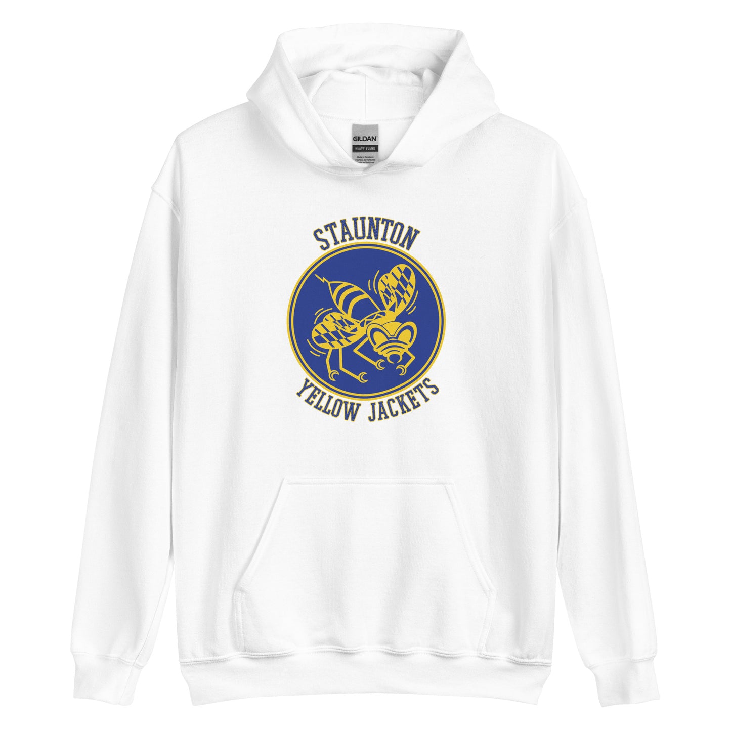 Staunton HS Yellow Jackets - center court design - Unisex Hoodie