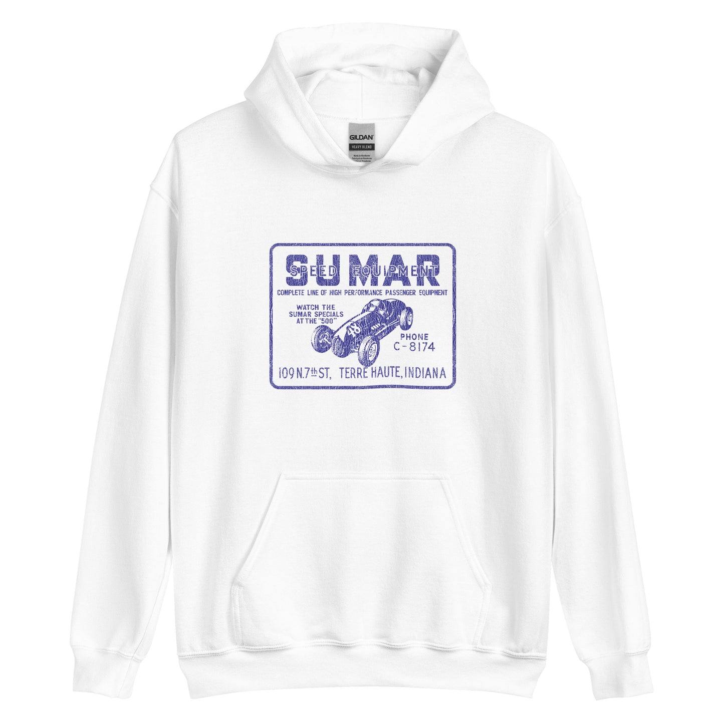 Sumar Speed Equipment - Terre Haute Indiana - design 2 - Unisex Hoodie