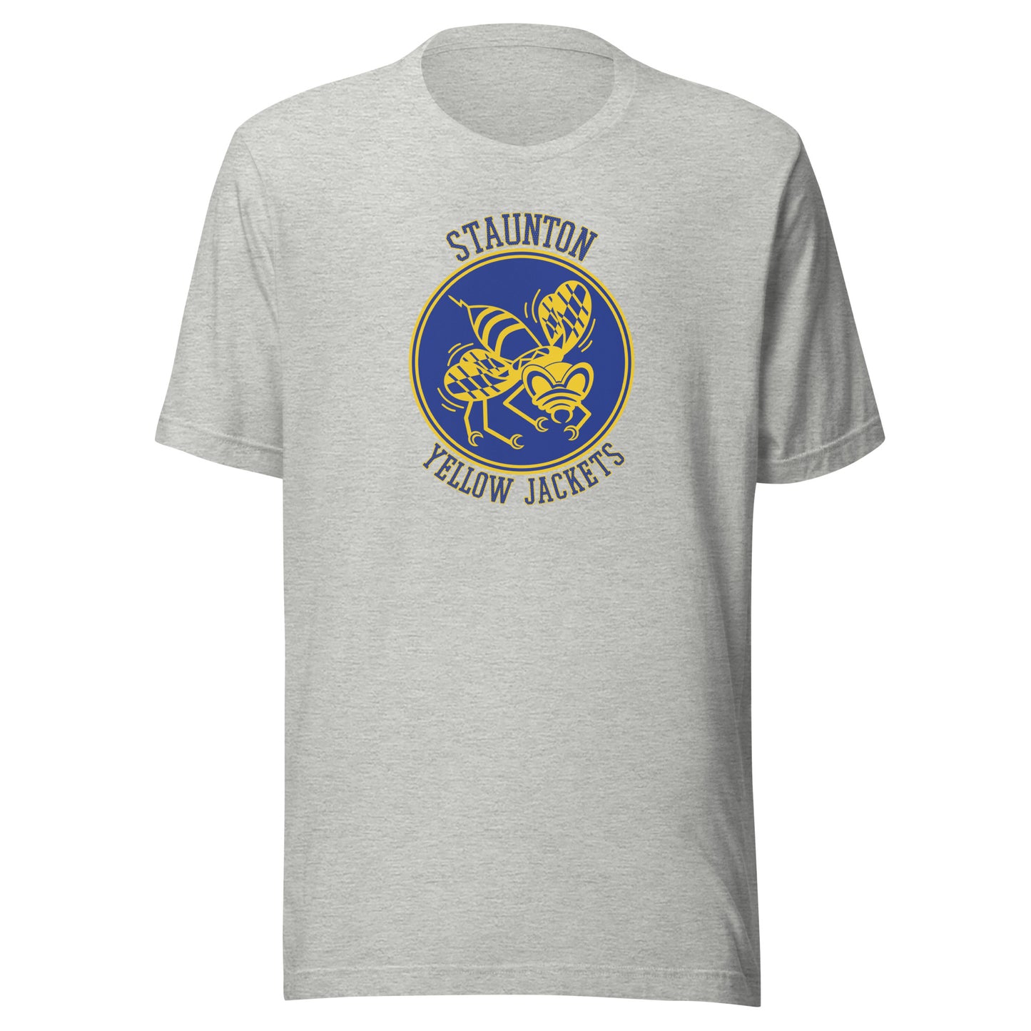 Staunton HS Yellow Jackets - center court design - Unisex t-shirt