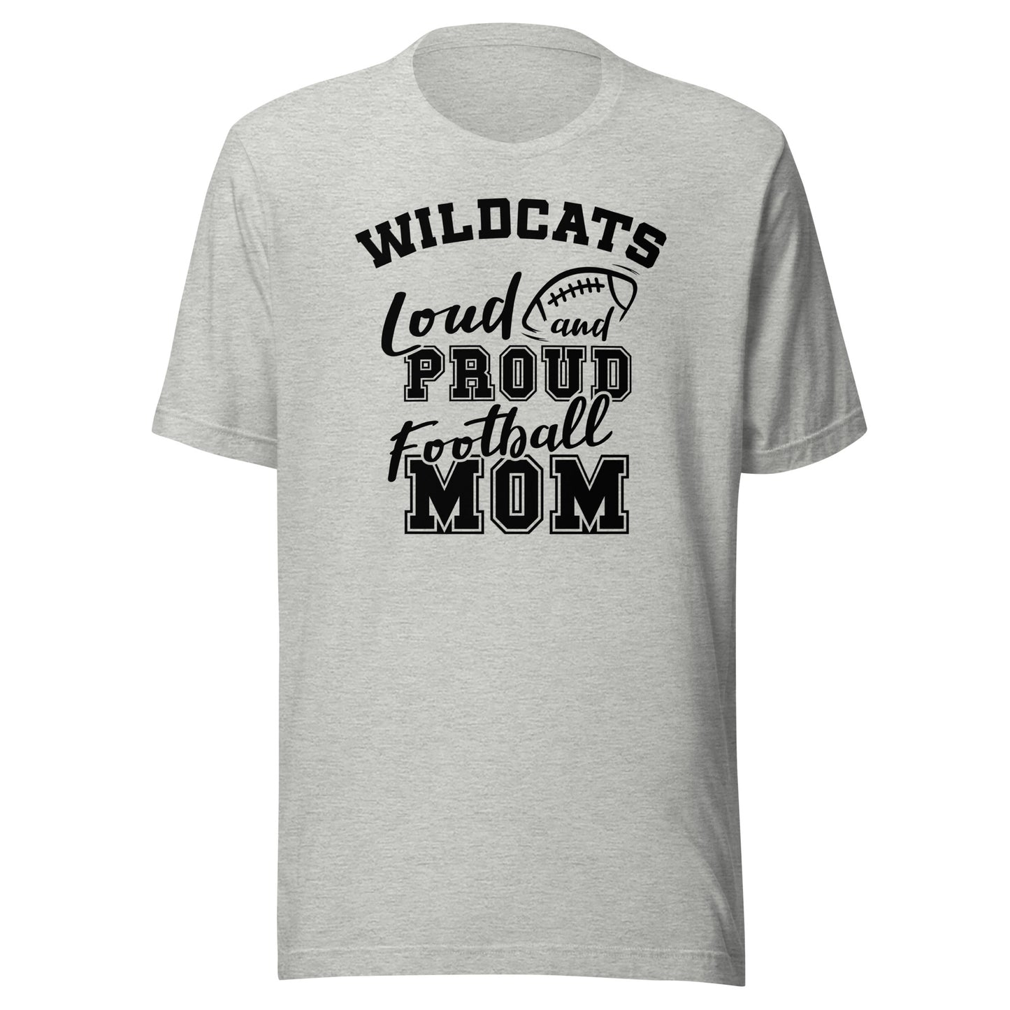 CUSTOMIZABLE - South Vermillion HS Wildcats Football Mom - Unisex t-shirt