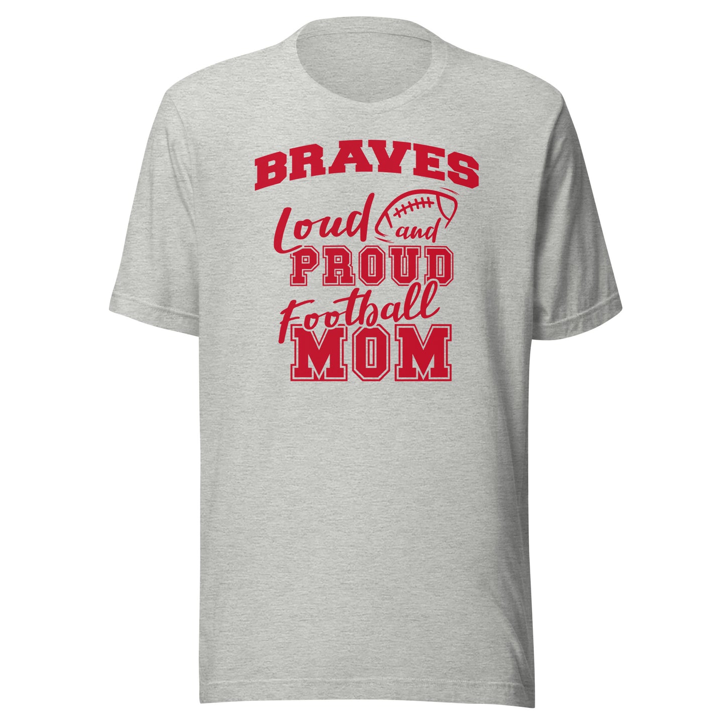 CUSTOMIZABLE - Terre Haute South Vigo HS Braves Football Mom - Unisex t-shirt