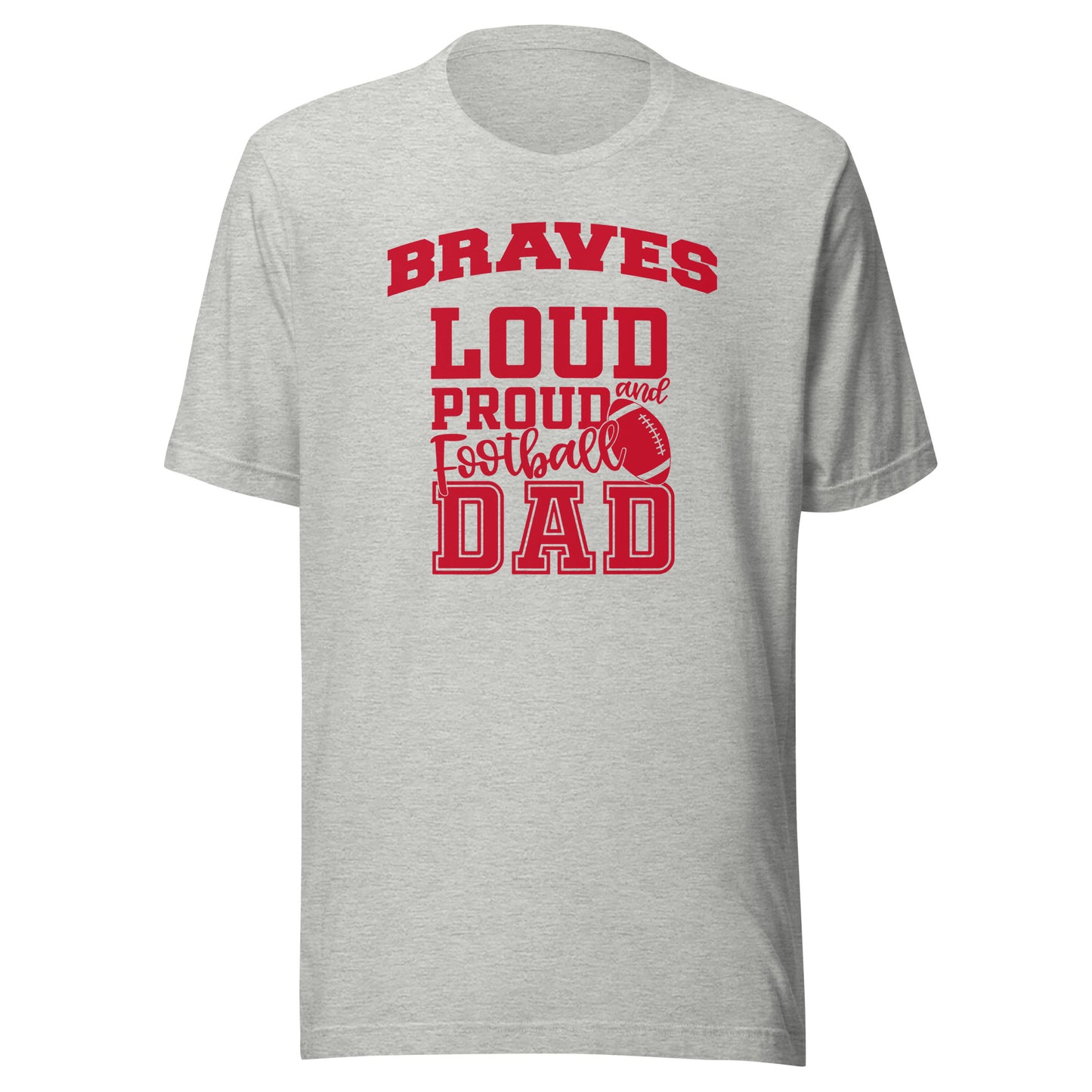 CUSTOMIZABLE - Terre Haute South Vigo HS Braves Football Dad - Unisex t-shirt