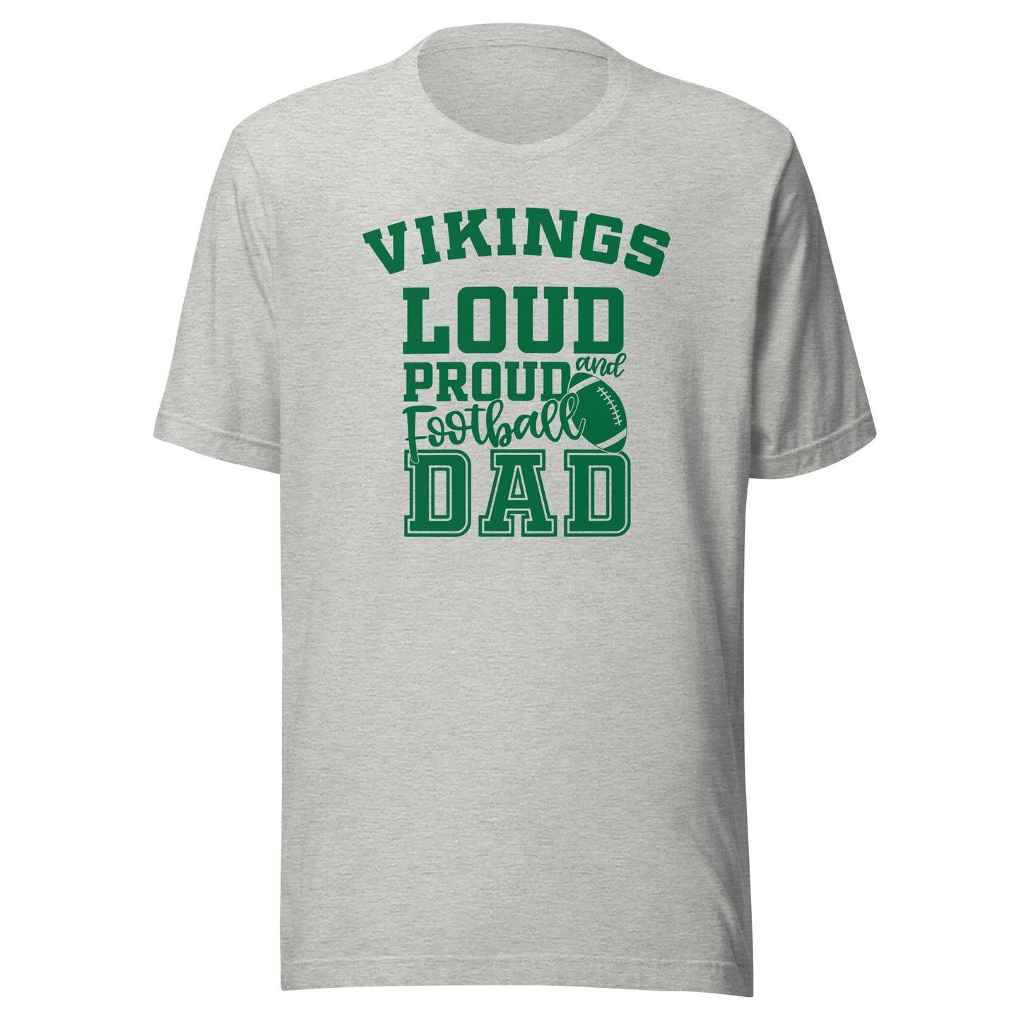 CUSTOMIZABLE - West Vigo HS Vikings Football Dad - Unisex t-shirt