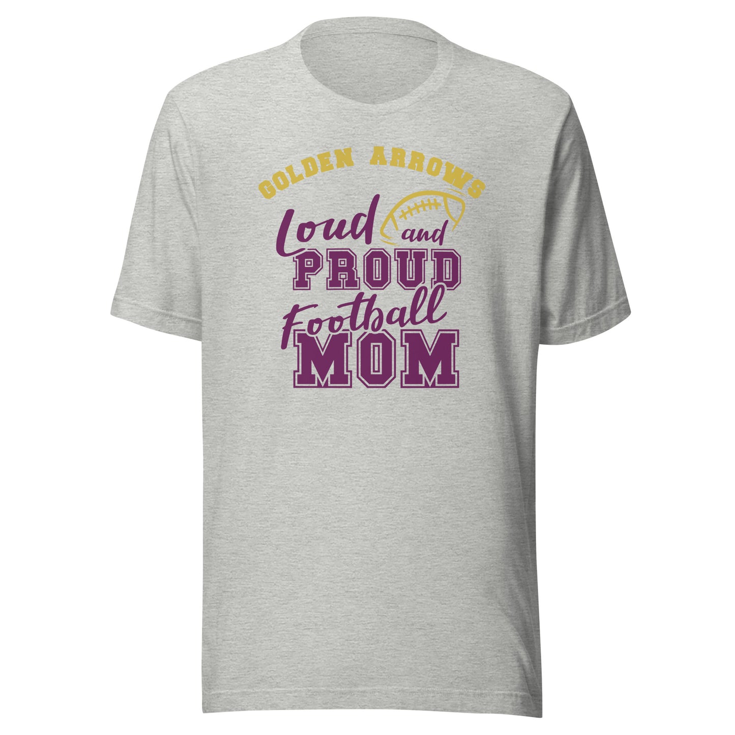 CUSTOMIZABLE - Sullivan HS Golden Arrows Football Mom - Unisex t-shirt