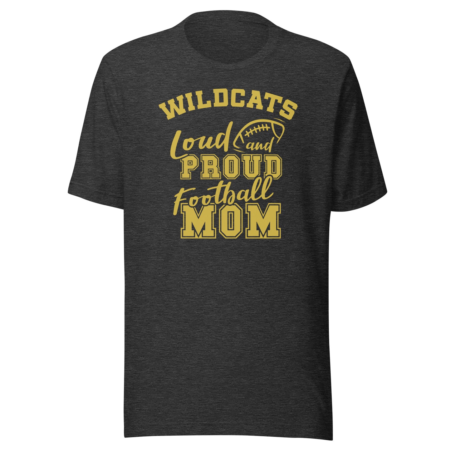 CUSTOMIZABLE - South Vermillion HS Wildcats Football Mom - Unisex t-shirt