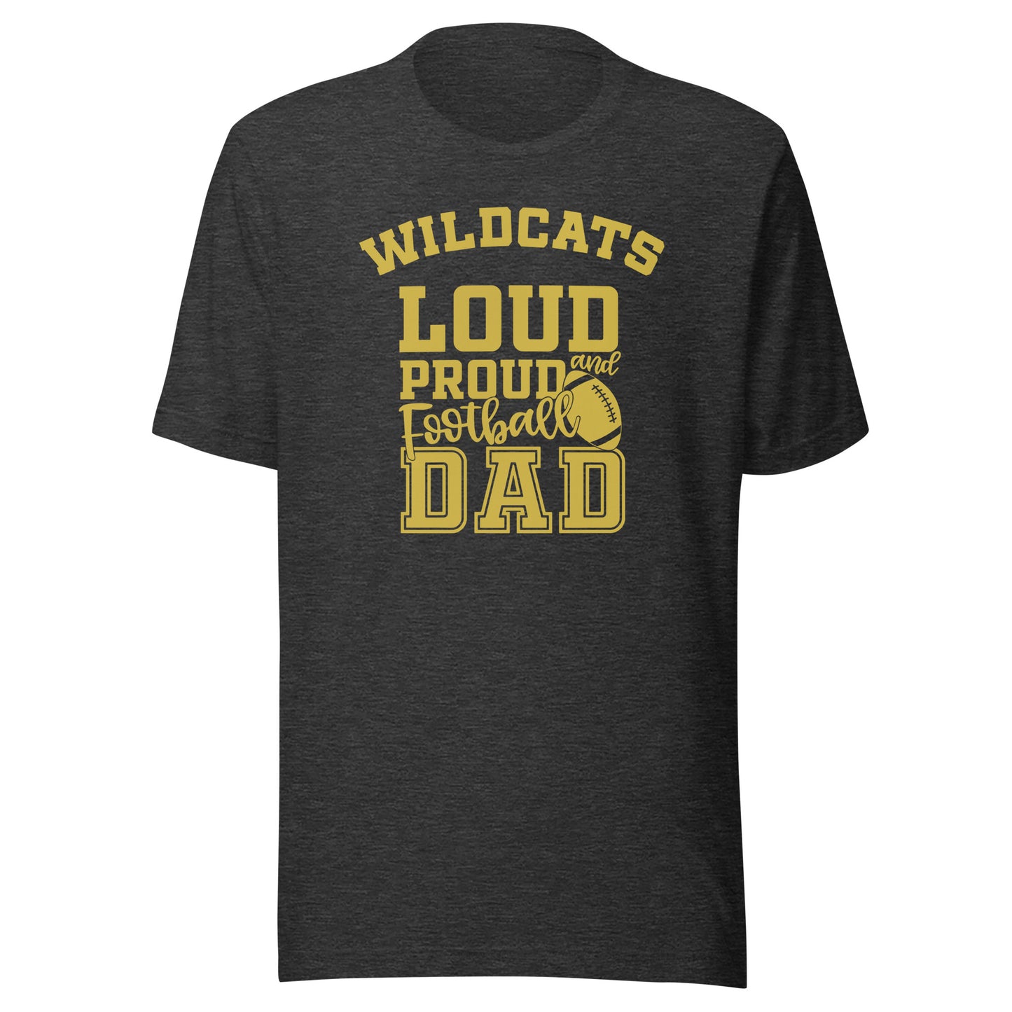 CUSTOMIZABLE - South Vermillion HS Wildcats Football Dad - Unisex t-shirt