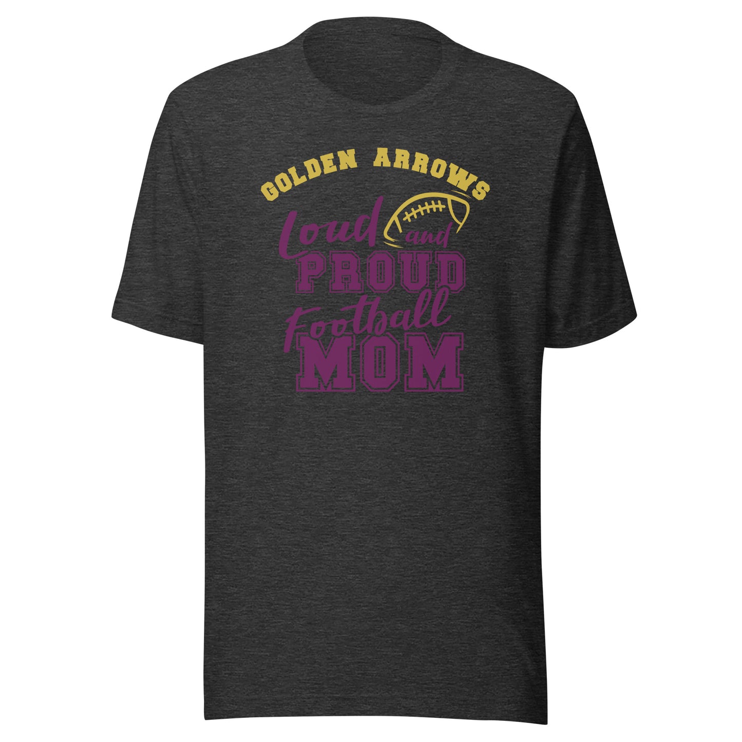 CUSTOMIZABLE - Sullivan HS Golden Arrows Football Mom - Unisex t-shirt