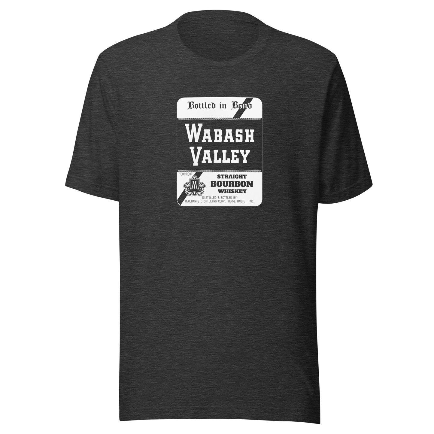 Wabash Valley Whiskey / Merchants Distilling (white) - Terre Haute Indiana - Short-Sleeve Unisex T-Shirt