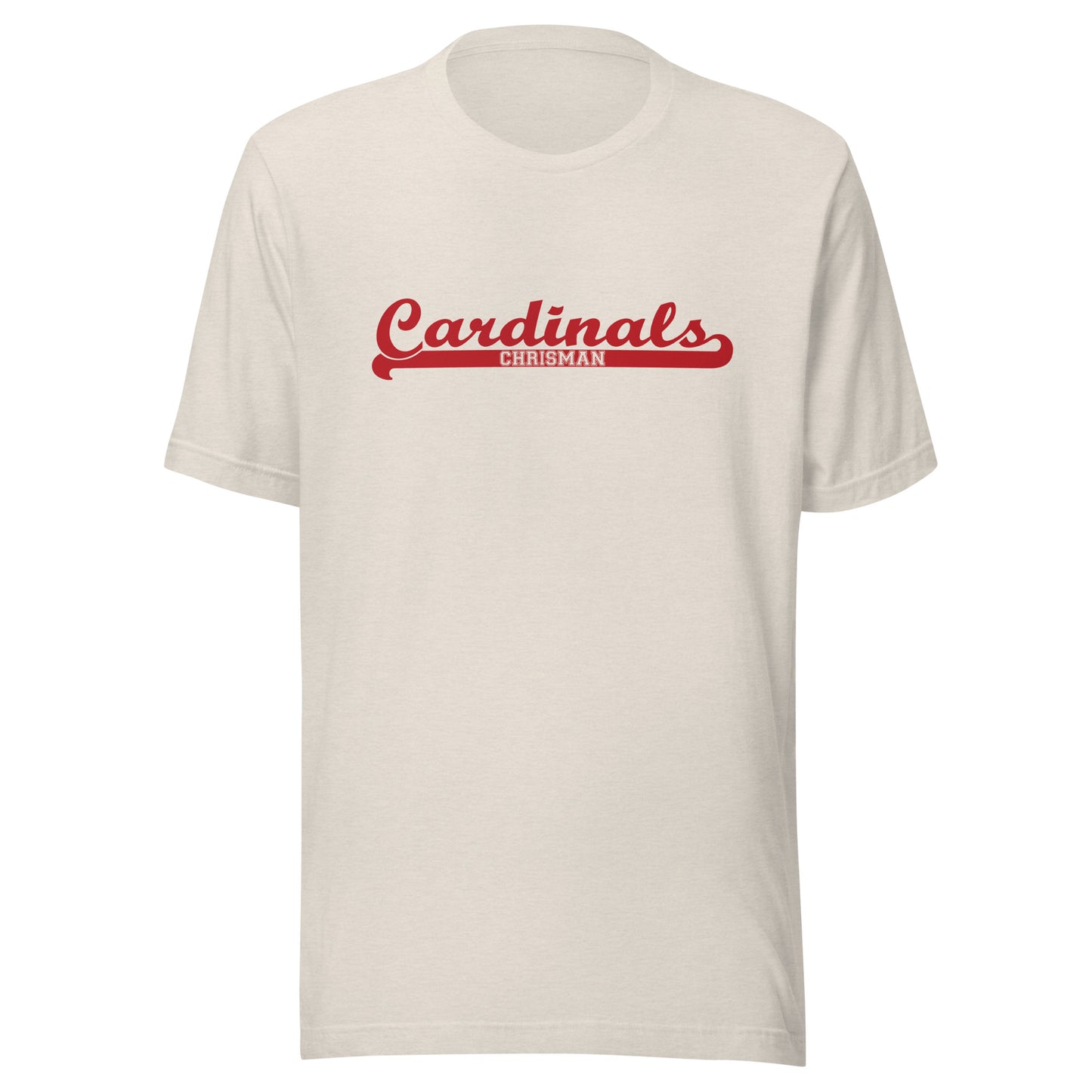 Chrisman HS Cardinals - Banner (red) - Short-Sleeve Unisex T-Shirt