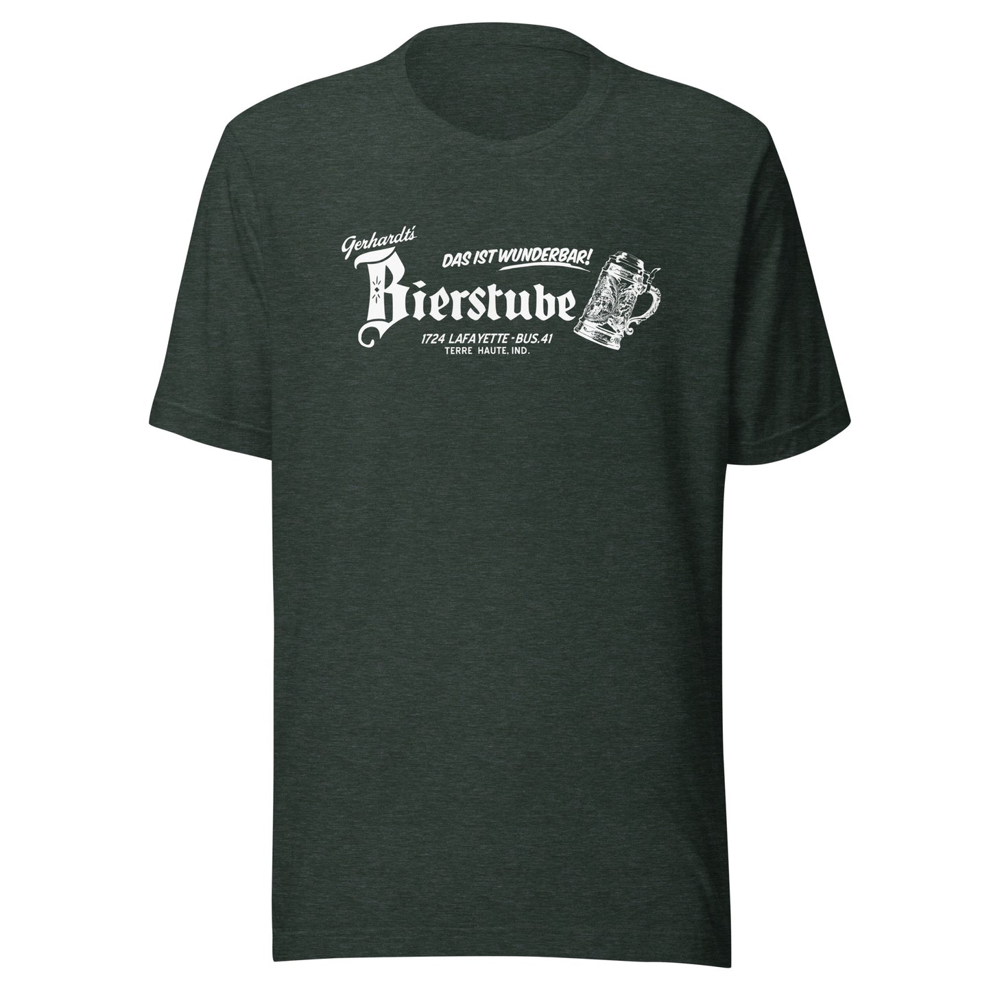 Gerhardt's Bierstube - Terre Haute Indiana - Unisex t-shirt