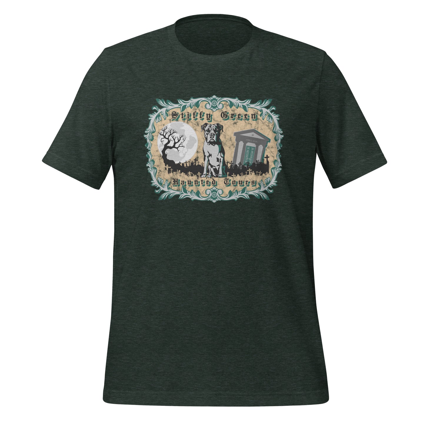 Stiffy Green Haunted Tours - Terre Haute Indiana - Unisex t-shirt