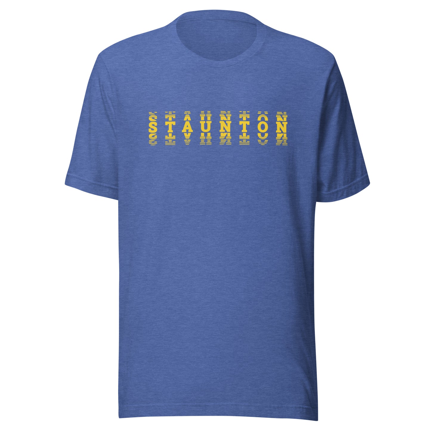 Staunton HS Yellow Jackets - faded text - Unisex t-shirt