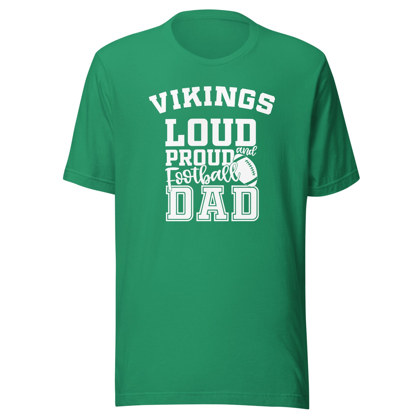 CUSTOMIZABLE - West Vigo HS Vikings Football Dad - Unisex t-shirt