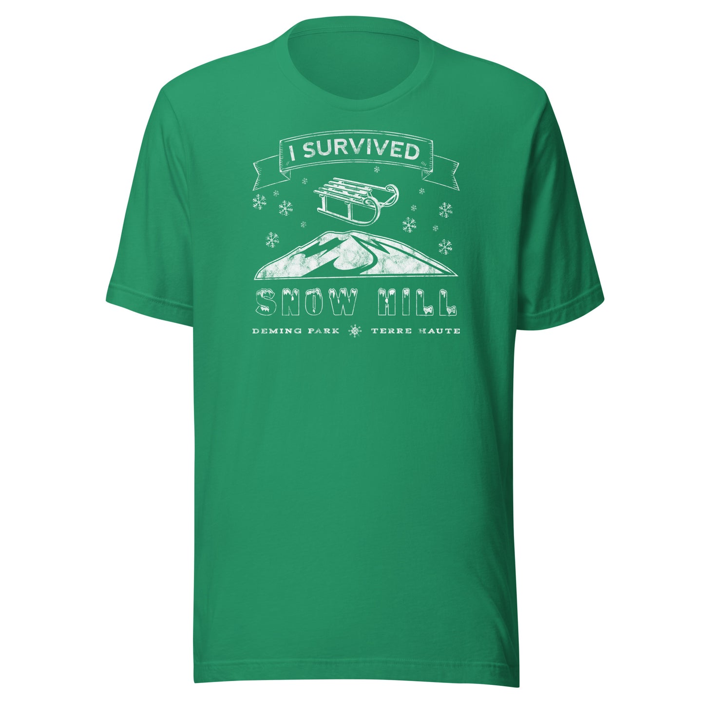 Snow Hill - Deming Park - Terre Haute Indiana - Unisex t-shirt