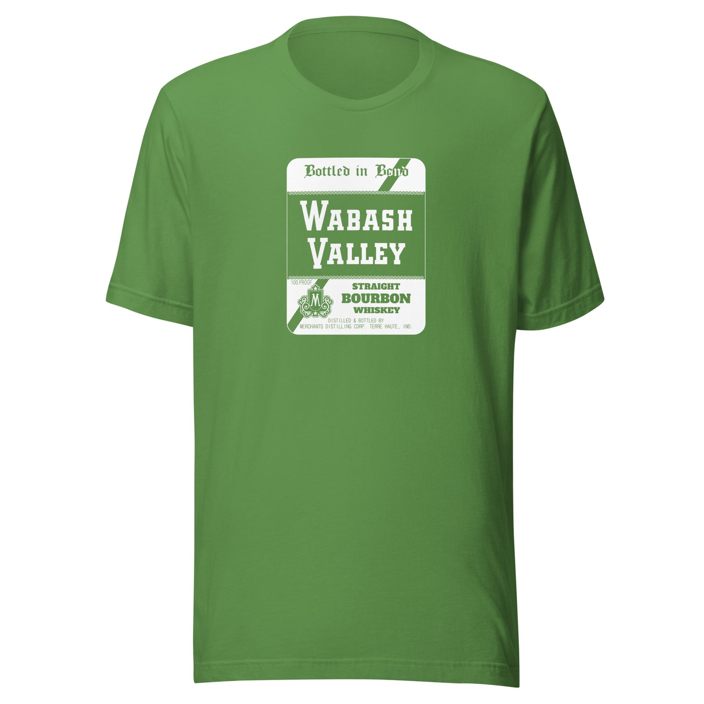 Wabash Valley Whiskey / Merchants Distilling (white) - Terre Haute Indiana - Short-Sleeve Unisex T-Shirt