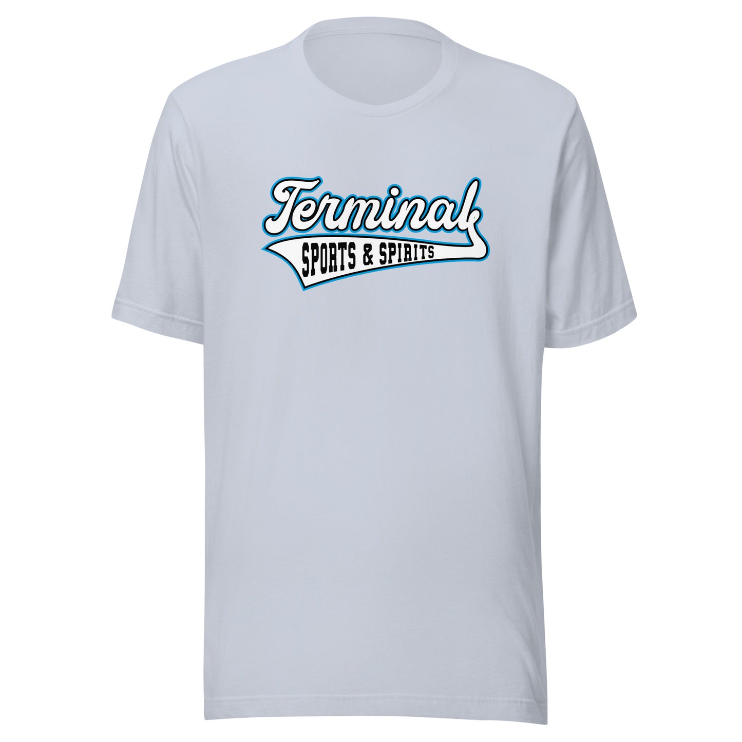 Terminal Sports & Spirits - Terre Haute Indiana - sports logo design - Unisex t-shirt