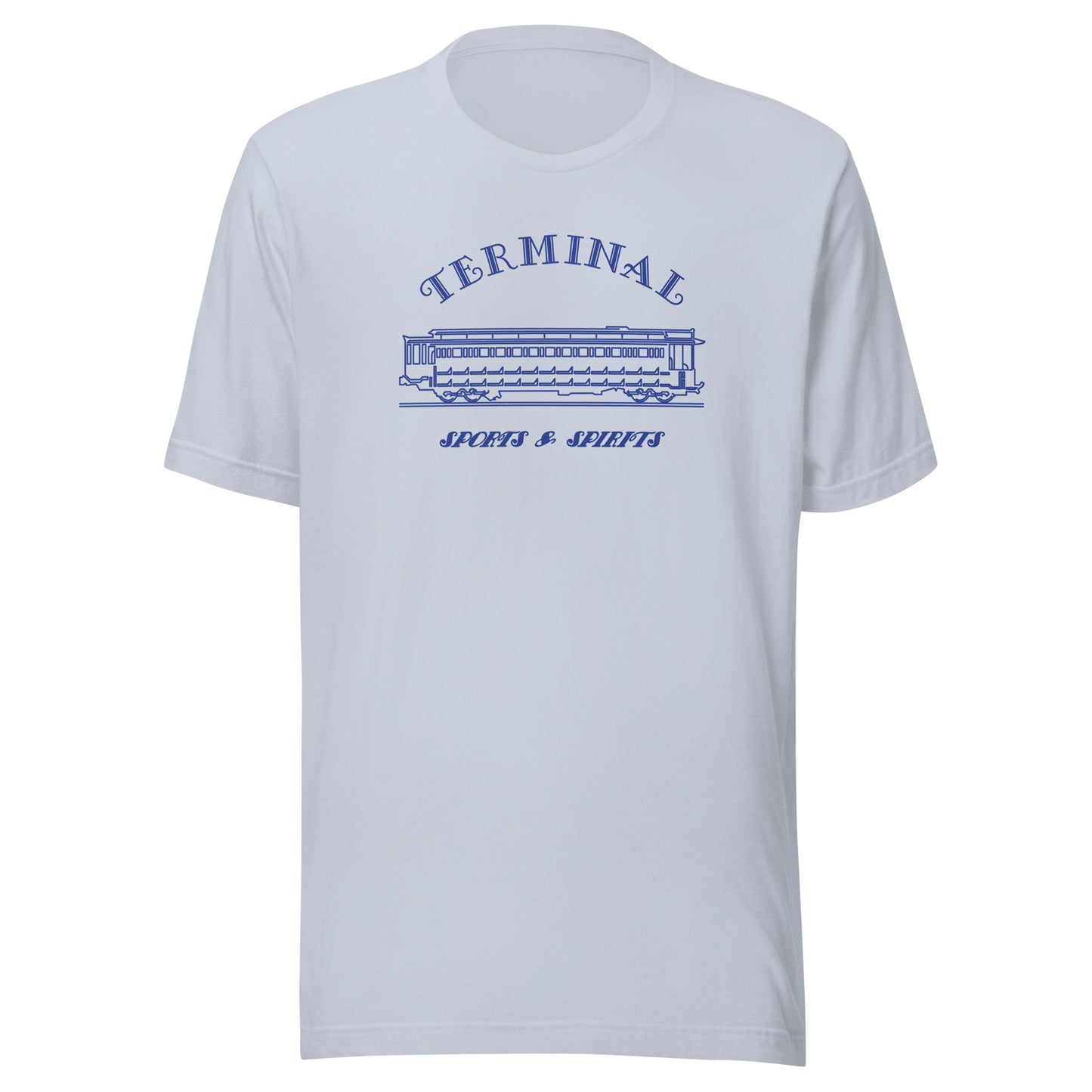 Terminal Sports & Spirits - Terre Haute Indiana - interurban design - Unisex t-shirt