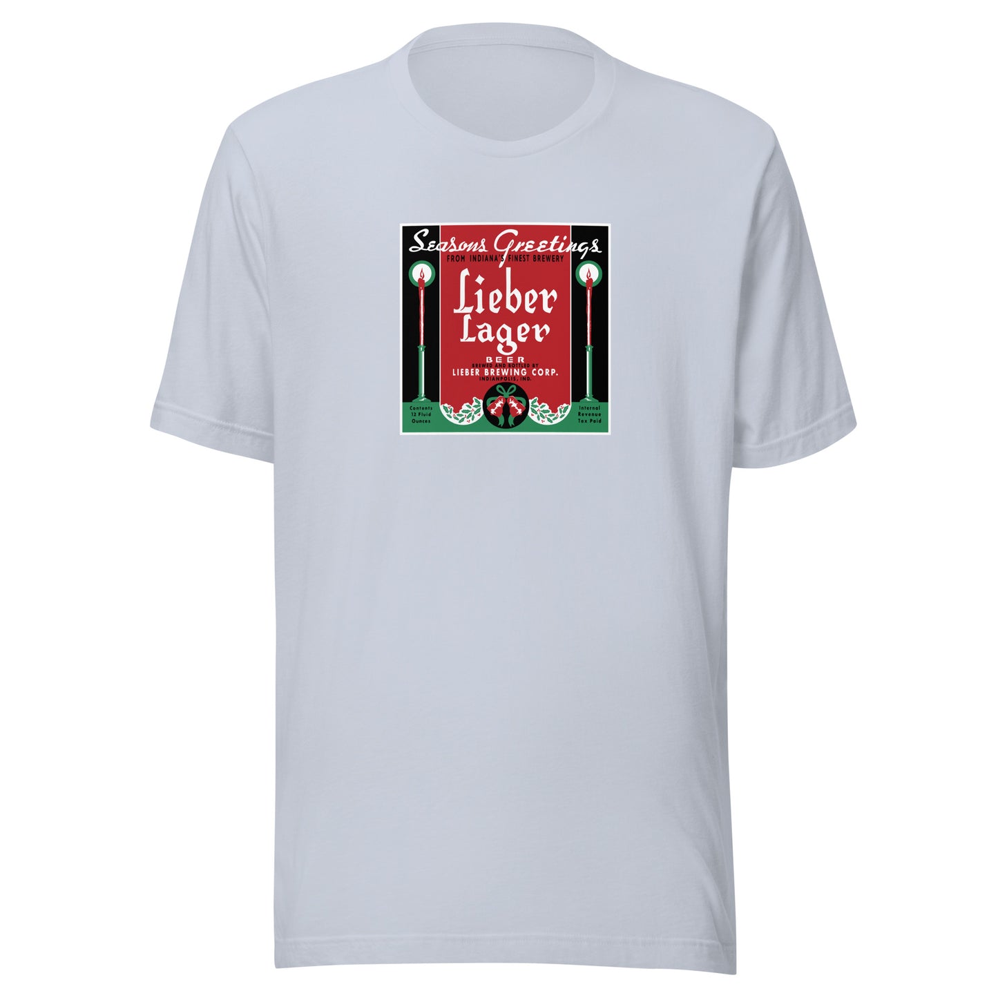 Seasons Greetings Lieber Lager - Indianapolis Indiana - Short-Sleeve Unisex T-Shirt