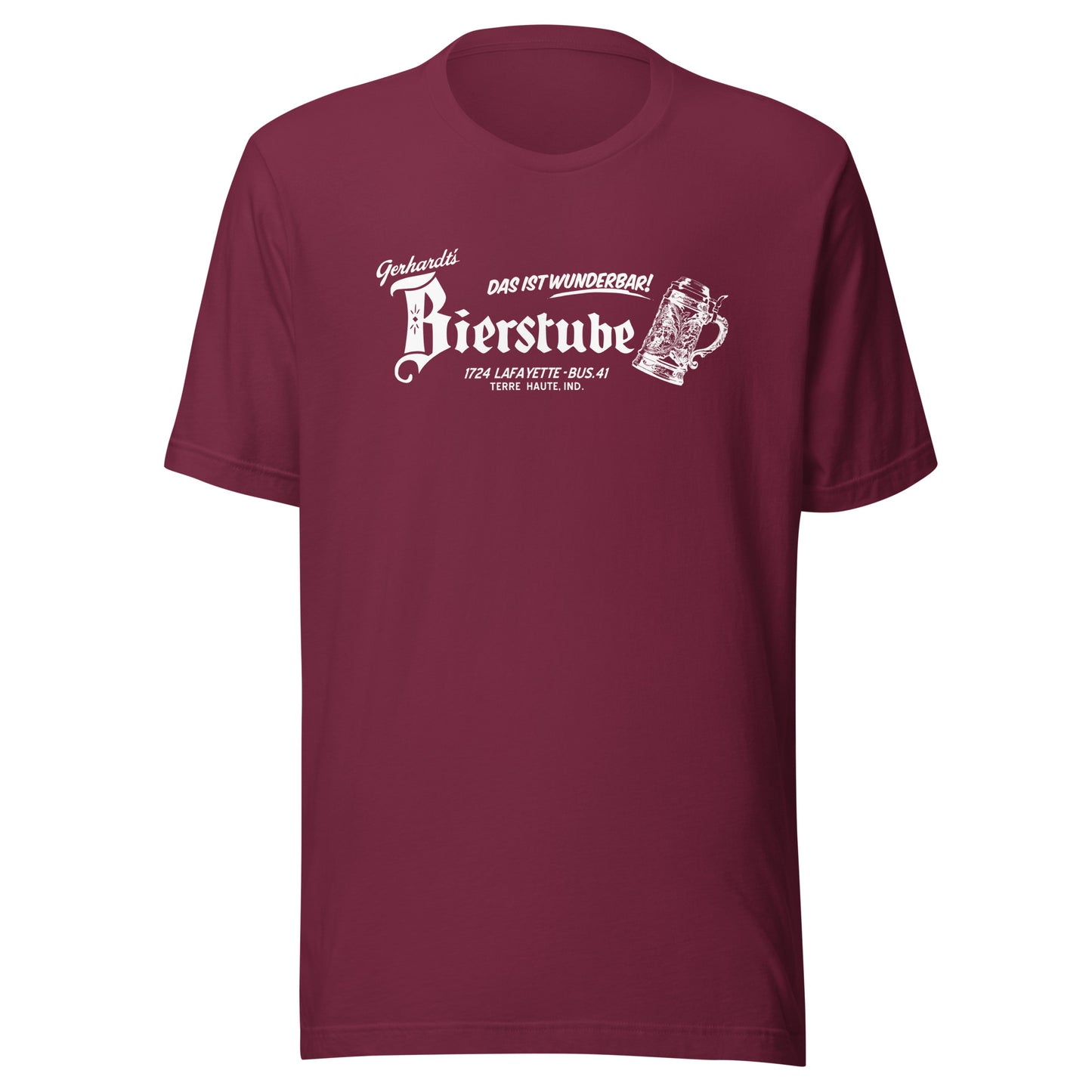 Gerhardt's Bierstube - Terre Haute Indiana - Unisex t-shirt