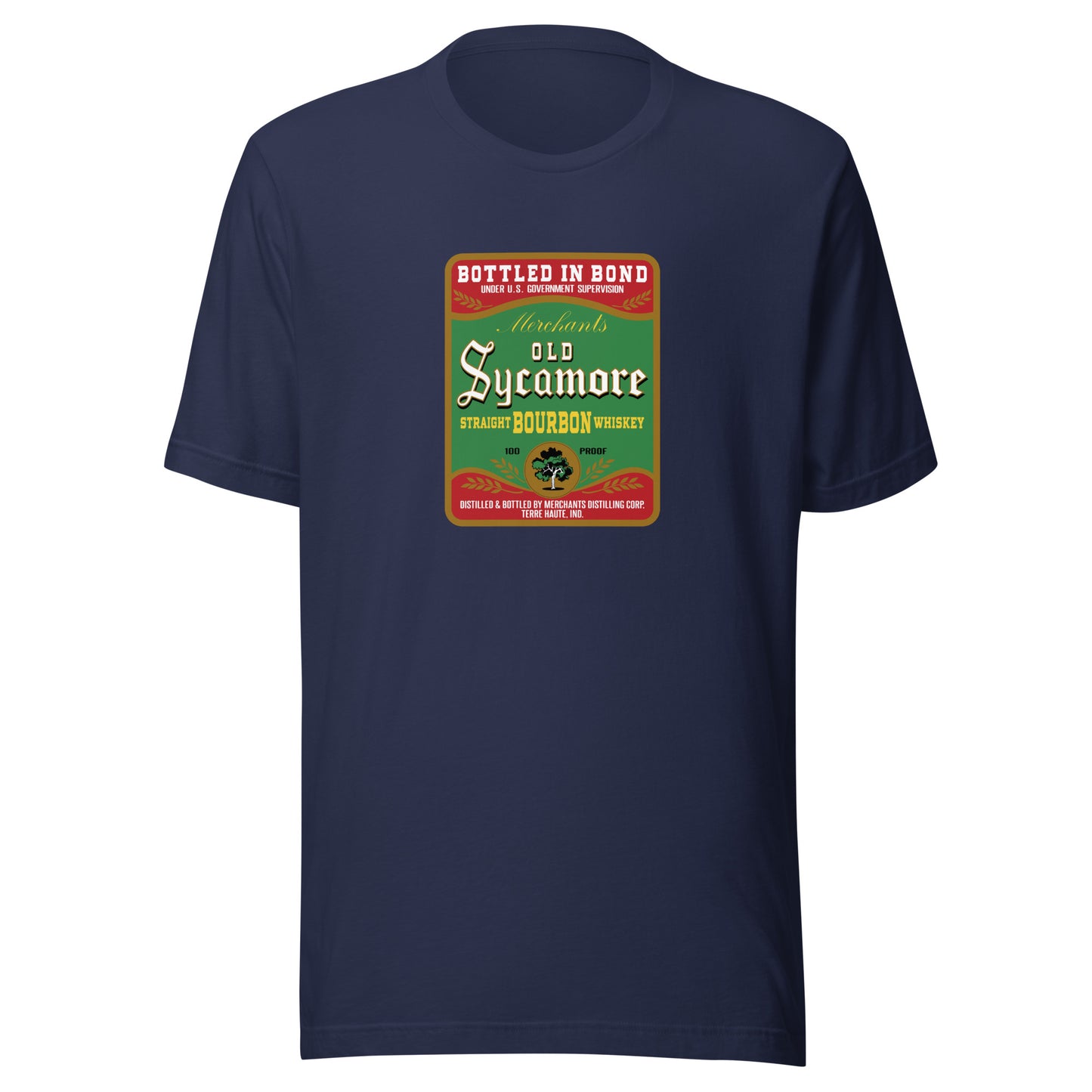 Old Sycamore Whiskey / Merchants Distilling - Terre Haute Indiana - Short-Sleeve Unisex T-Shirt